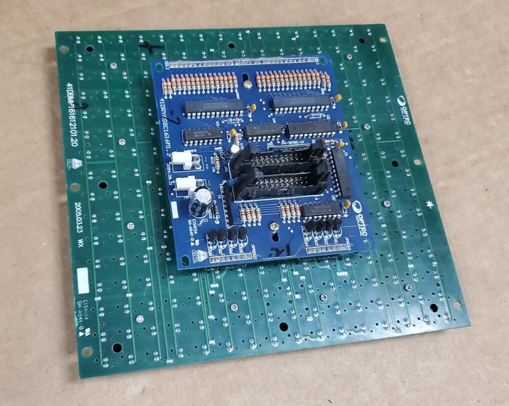 Optec 6″x6″ Led Tile Panel with Driver pcb Board module 41DBMP16161201.20