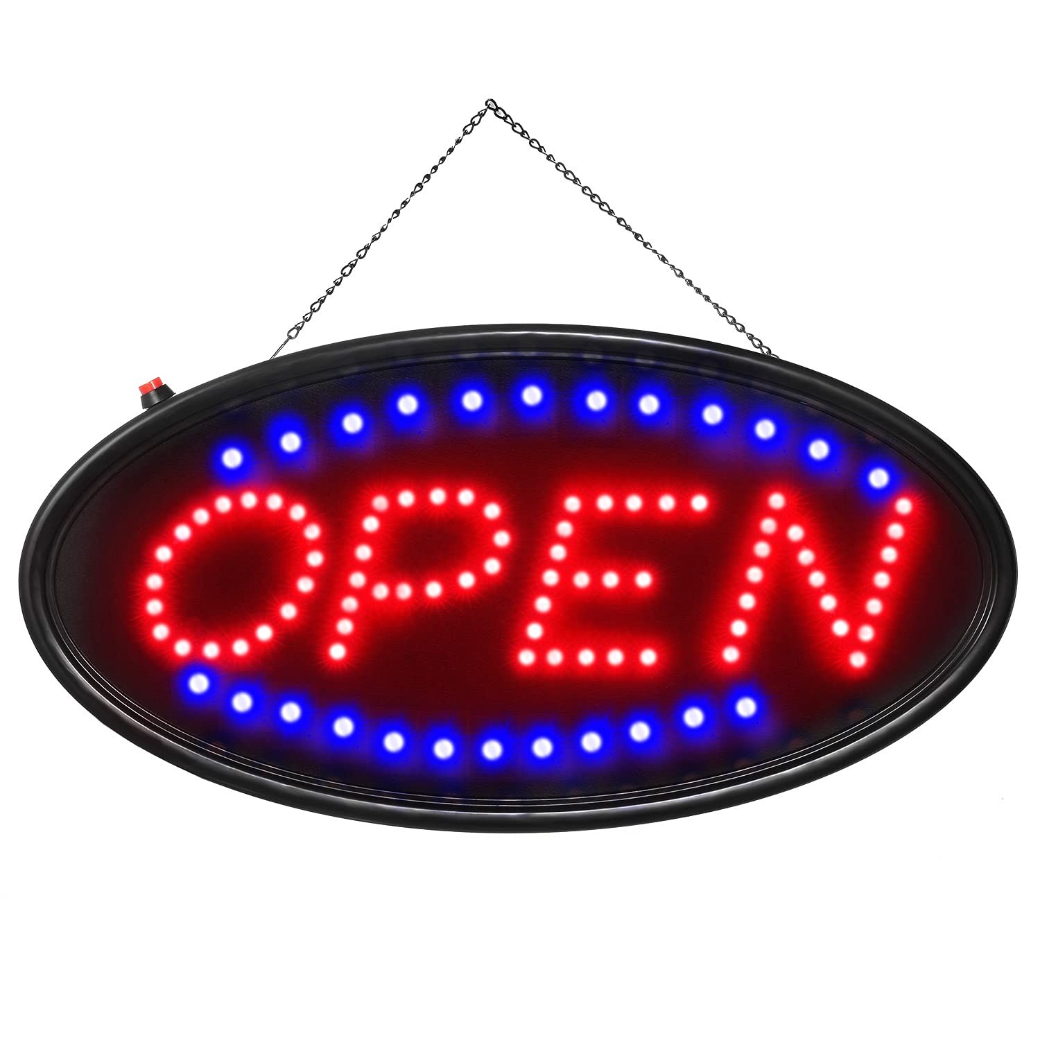 Ultra Bright LED Open Sign – High Visibility Neon Open Sign with Flashing & S…