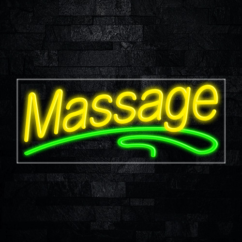Massage LED Neon Sign 30″L x 12″H #30832
