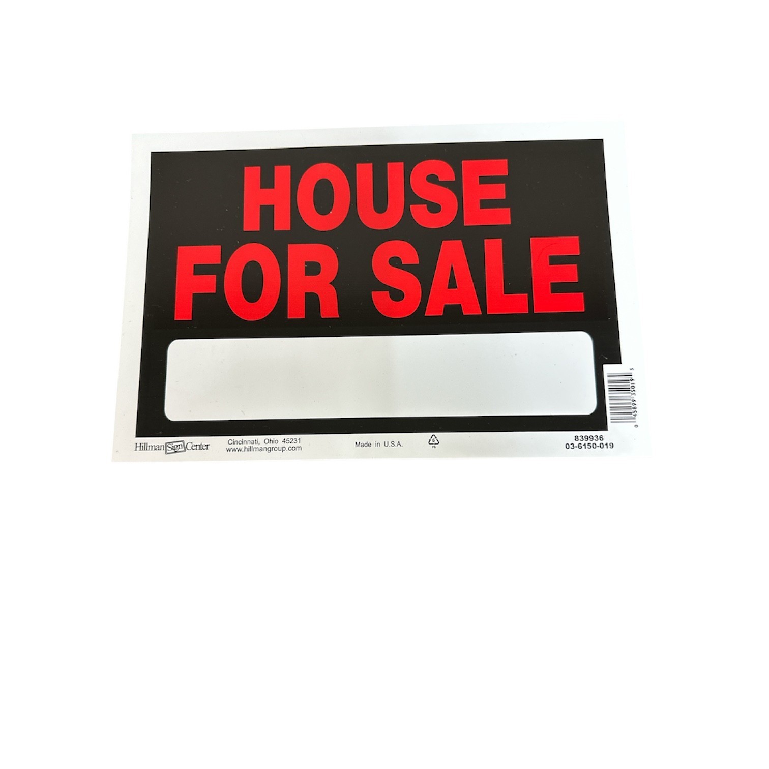 Hillman 8″ x 10″ Plastic Signs Various Models New