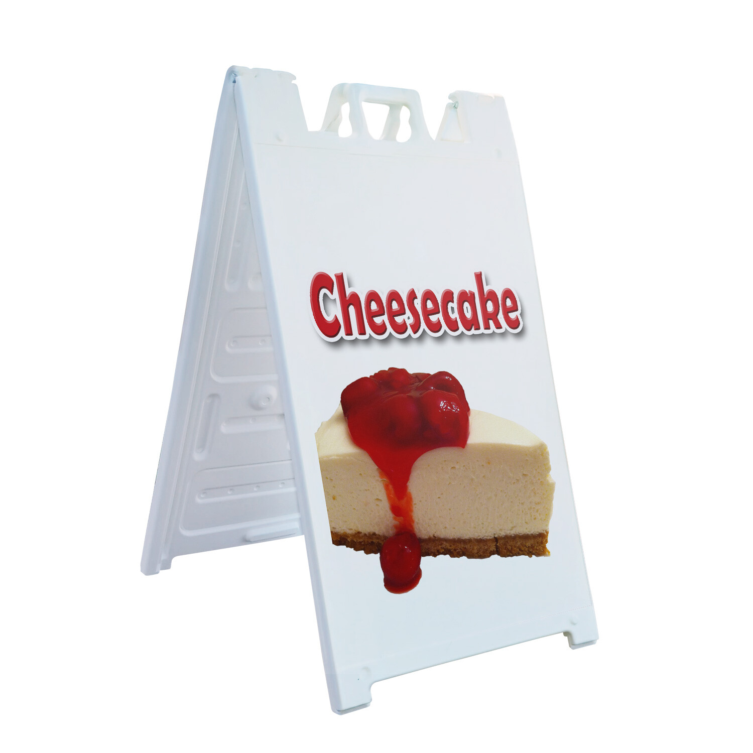 A-frame Sidewalk Cheesecake 24″ x 36″ Double Sided A-Frame Sidewalk Sign
