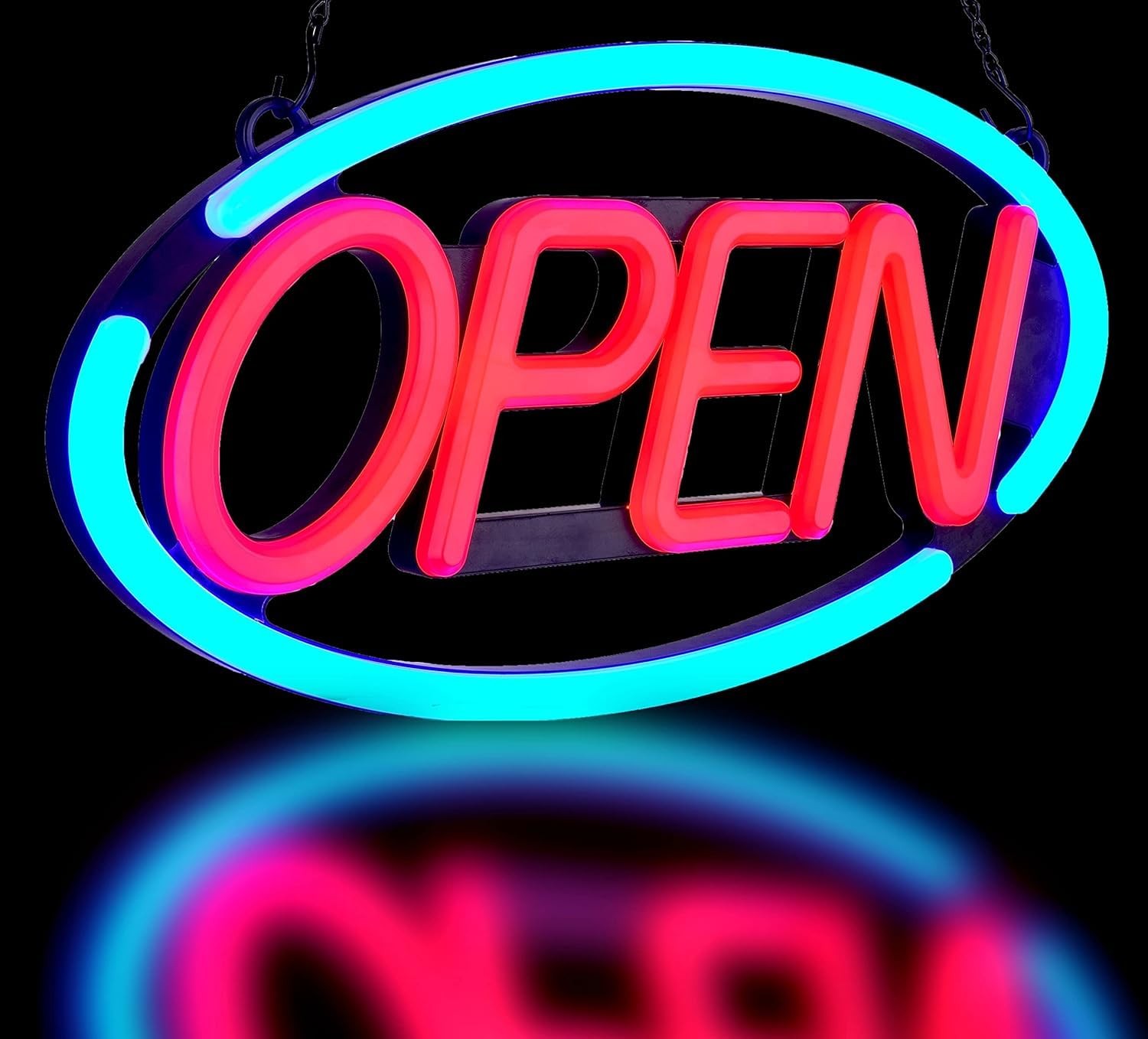 LED Open Sign 24” X 12” Ultra Bright Remote Controlled – 400ft Visibility