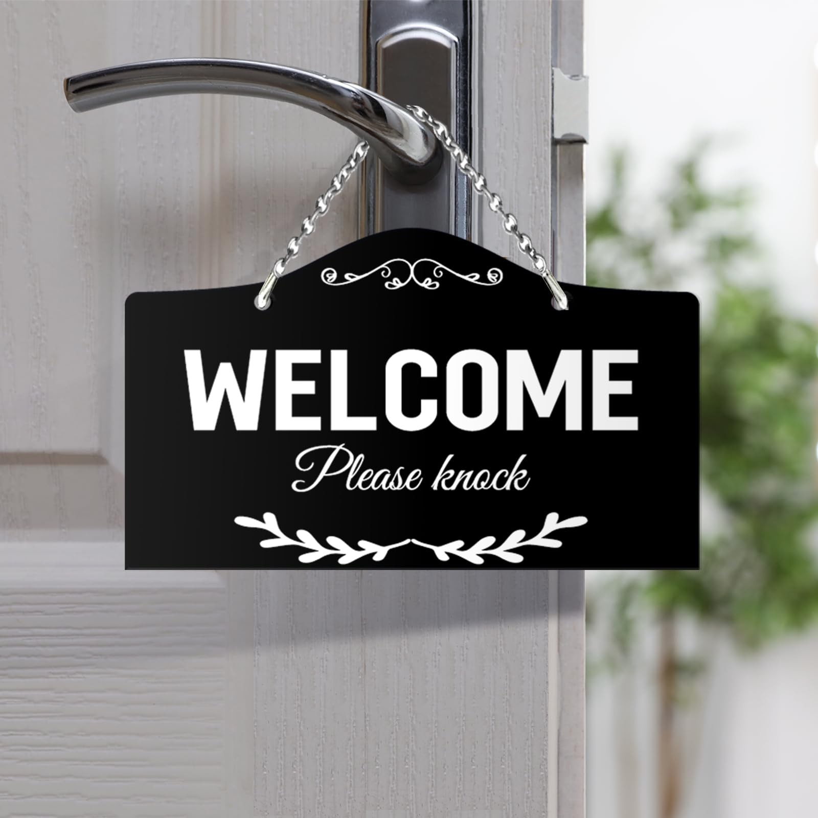 9×5.35 Inch In Session Do Not Disturb Sign for Therapists Welcome Please Knoc…