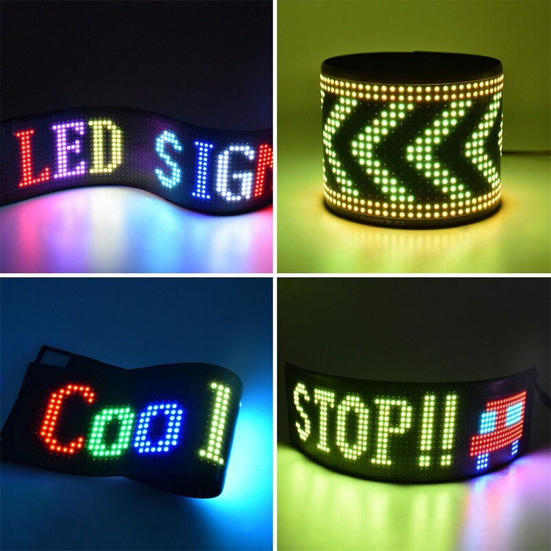 Bluetooth LED Display Screen Message Scrolling Sign Board Ultra-thin ScreendtaP