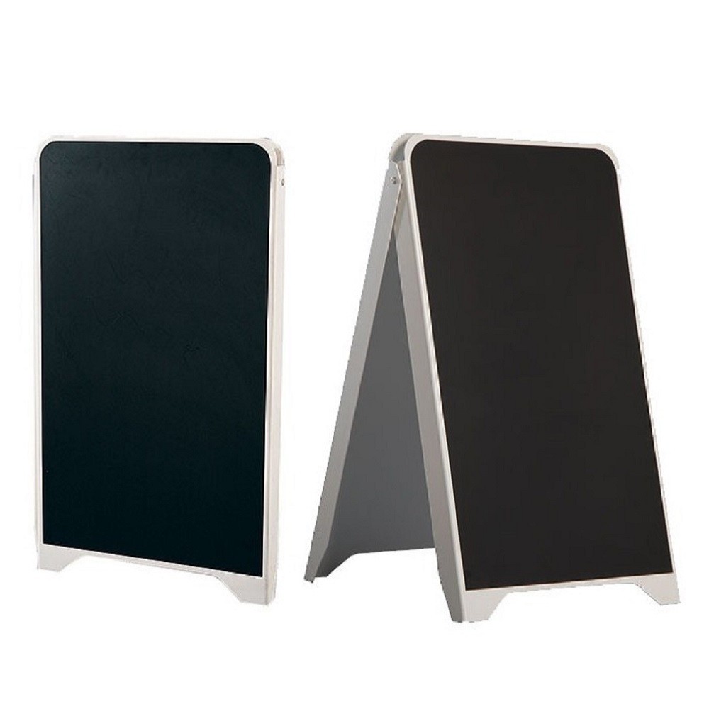 Black Double Sided Multi-Purpose Write-On and Adhesive Sidewalk Board 19.75″W X