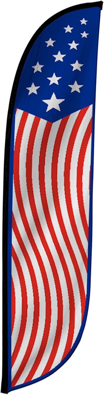 Feather Flag Banner – 12 Feet Tall Advertising Flags for Outdoor Business and Ev