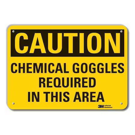 Lyle Lcu3-0370-Ra_14X10 Caution Sign, 10 In. H, Aluminum, Lcu3-0370-Ra_14X10