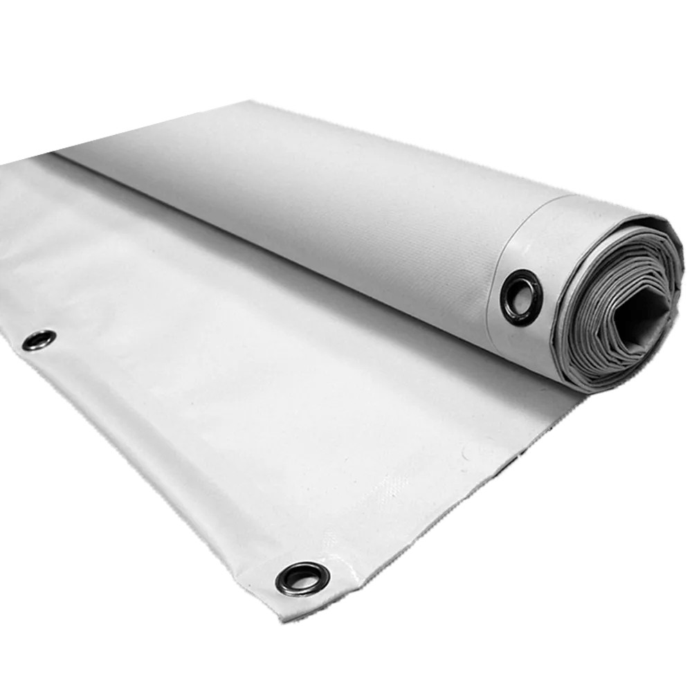 15 oz Blank Vinyl Banner, White, Waterproof, With or without grommets