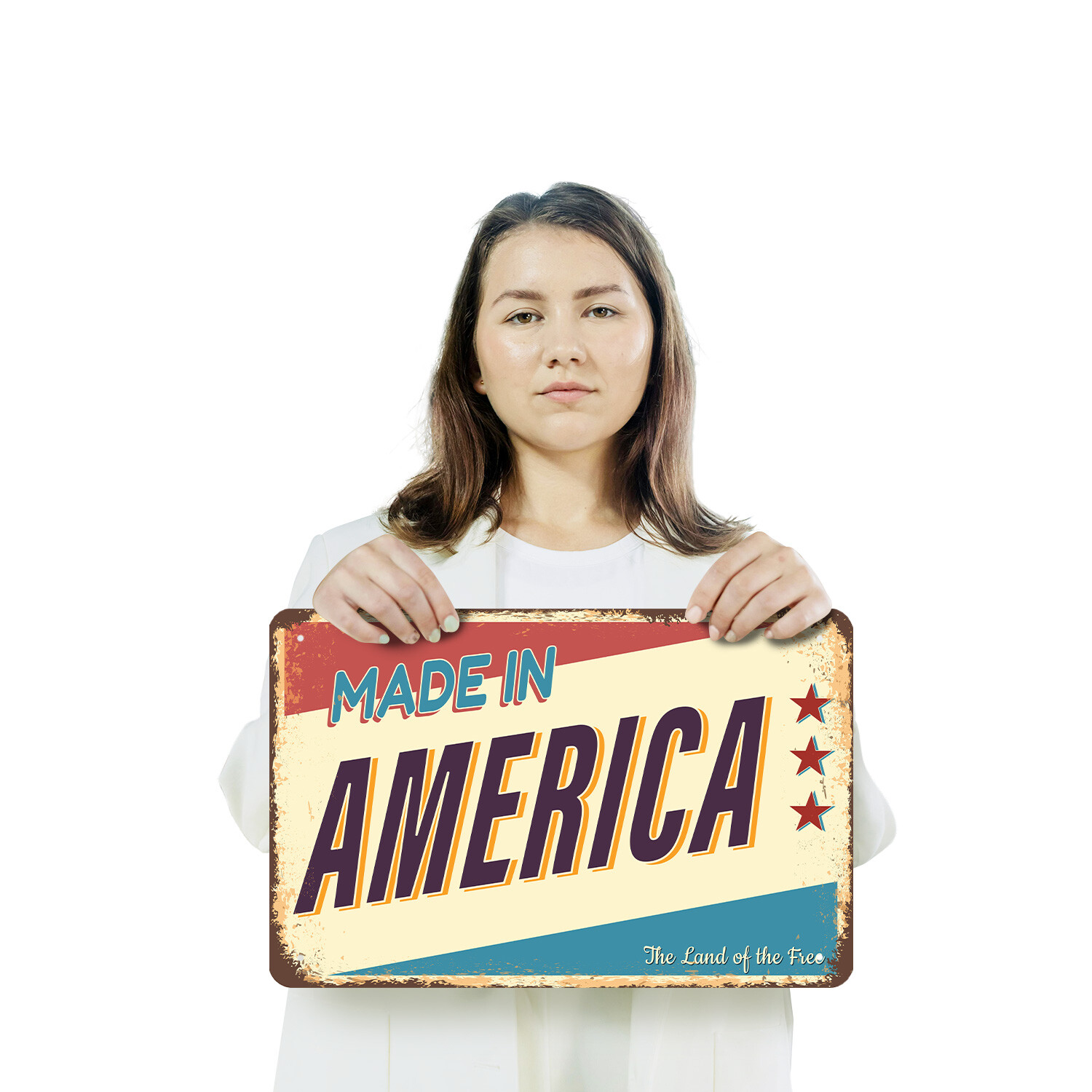 Made in America Novelty Sign Fun Gift Durable Weatherproof