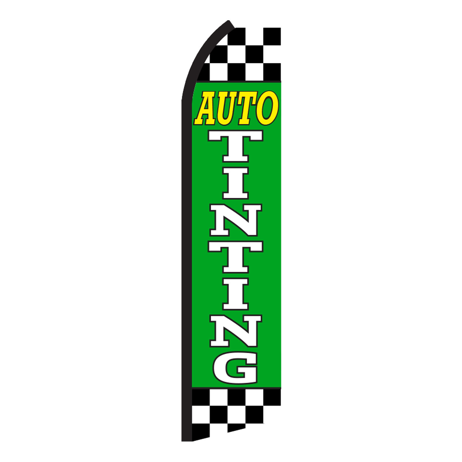 Auto Tinting Flag Flutter Feather Banner Swooper