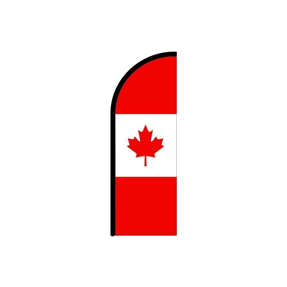 Canada Canadian Feather Flag Banner Swooper Flutter Flex Banner Sign FLAG ONLY