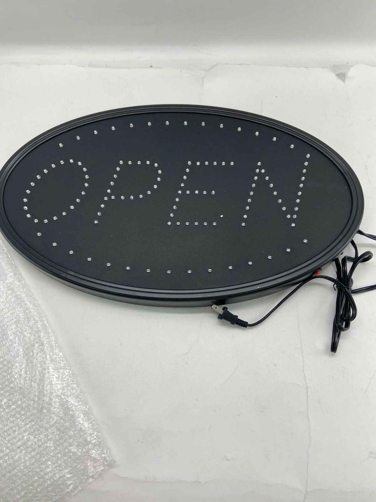 Boshen 19″×10″ Neon Animated LED Business Sign OPEN Light Bar Store Shop Display