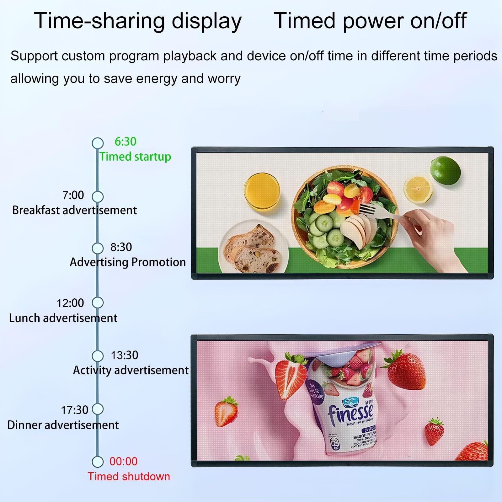 P6 Programmable Scrolling Led Sign Custom Digital Signage Displays Outdoor For