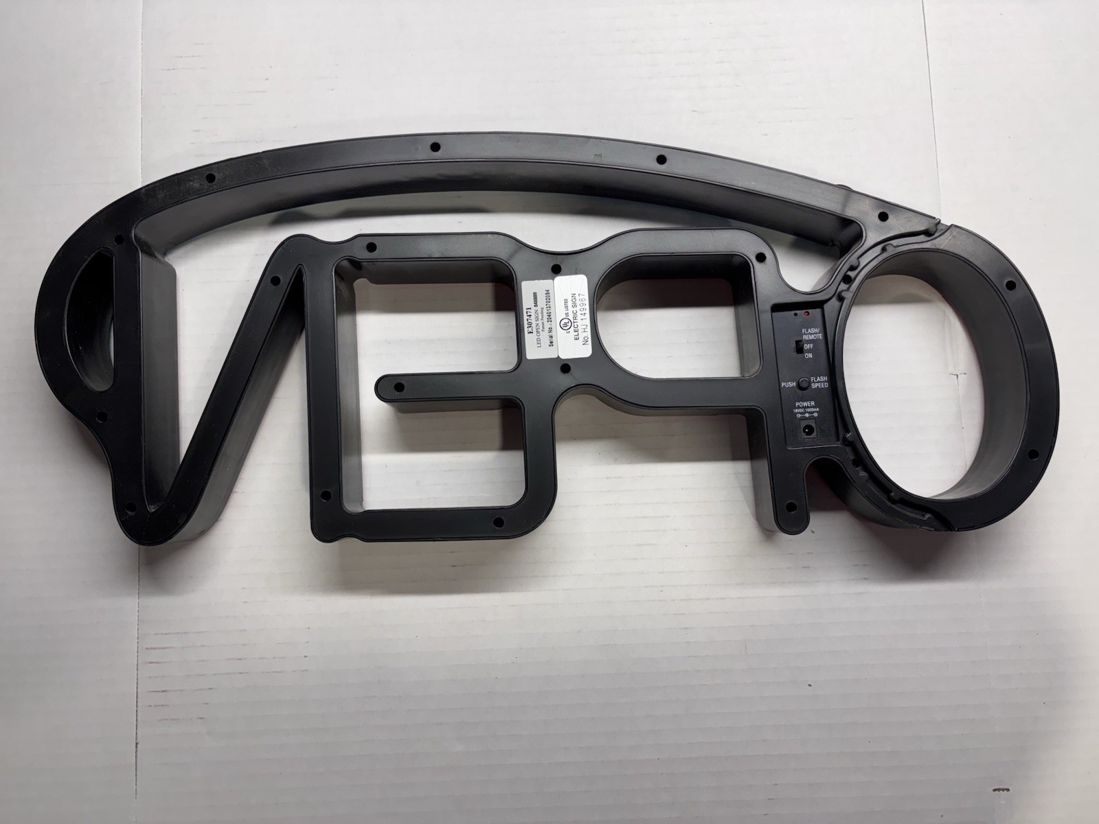 Excellent tested working Mystiglo “OPEN” Light-up Sign 2 variation settings.
