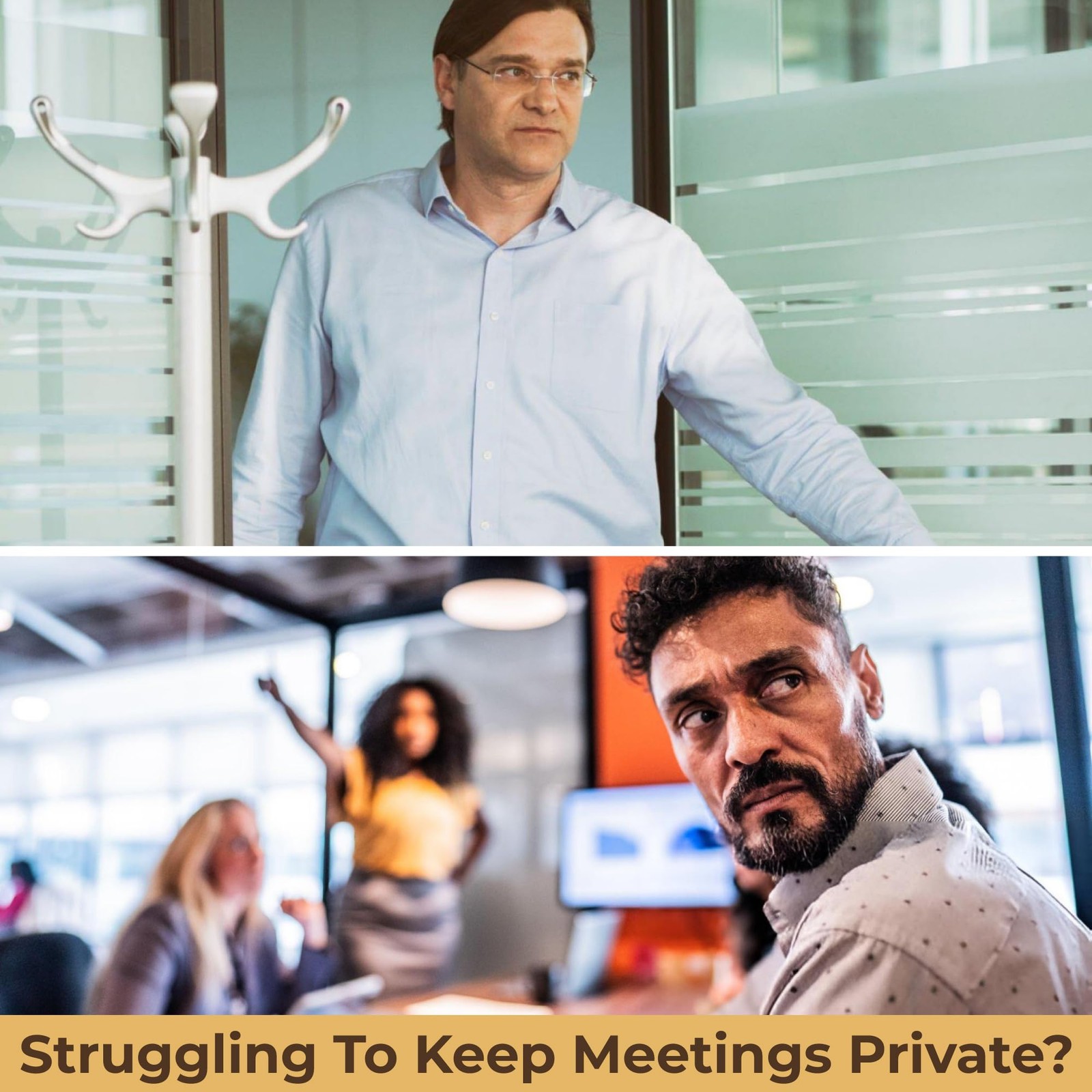 Meeting In Progress In A Meeting Sign For Office Door Hanger Welcome Knock