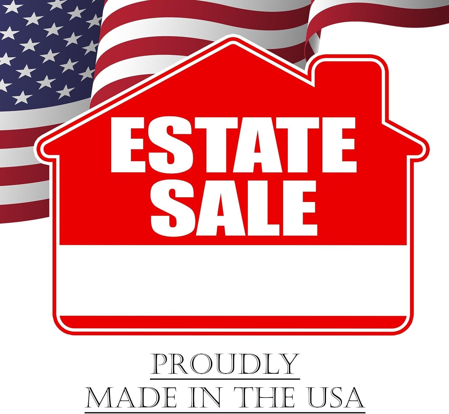 Professional-Grade Double-Sided Estate Sale Sign Set – Arrows & Stakes Included