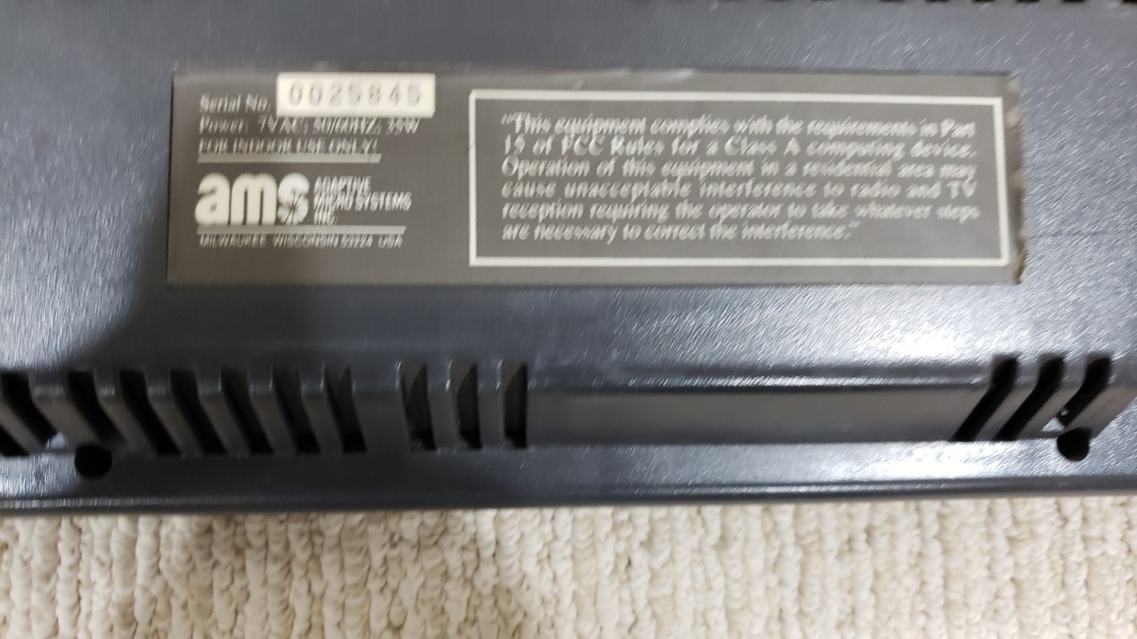 2 Adaptive Micro Systems Alpha 220C Message Display Sign-No Remote Or Power Cord