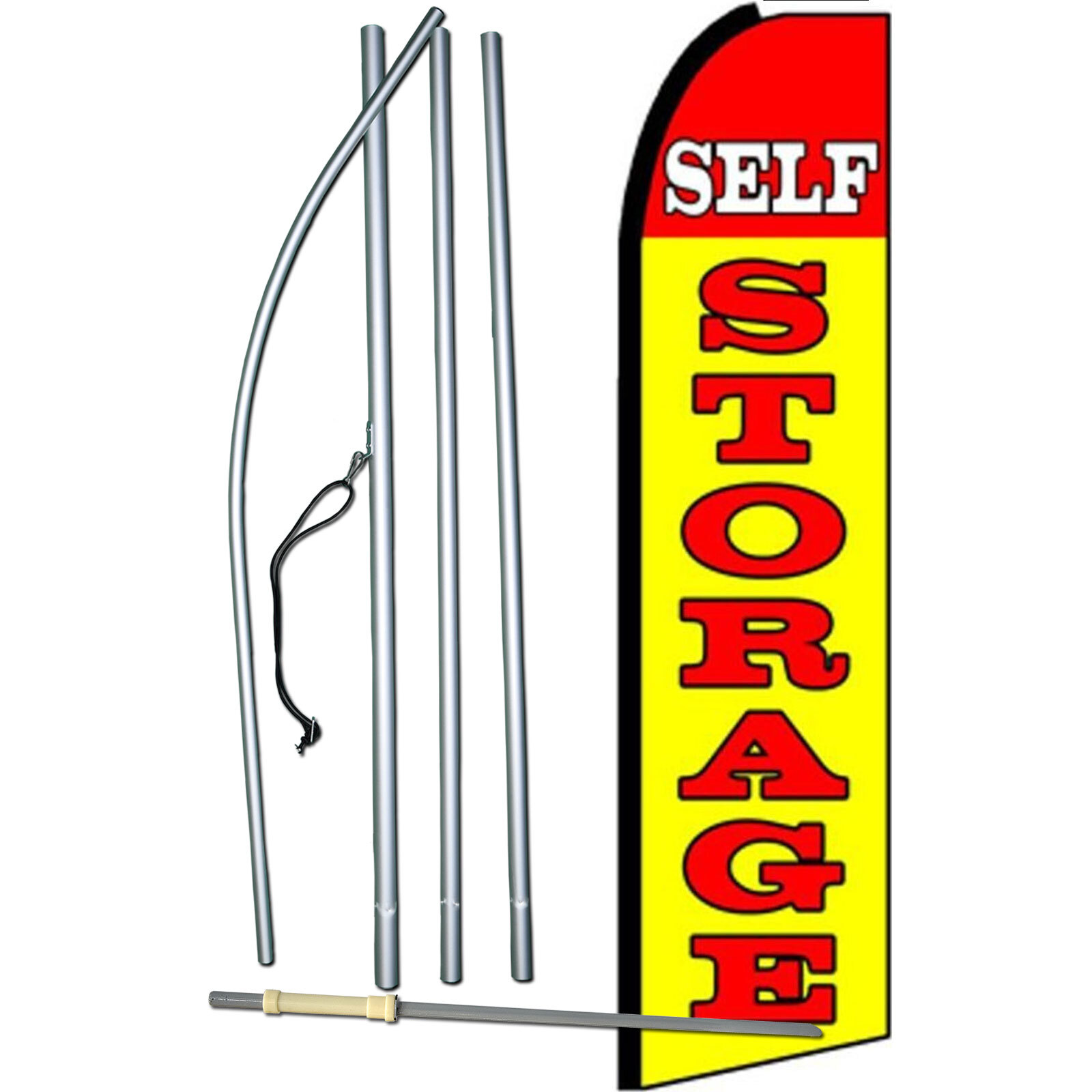 Self Storage Swooper Flag Kit
