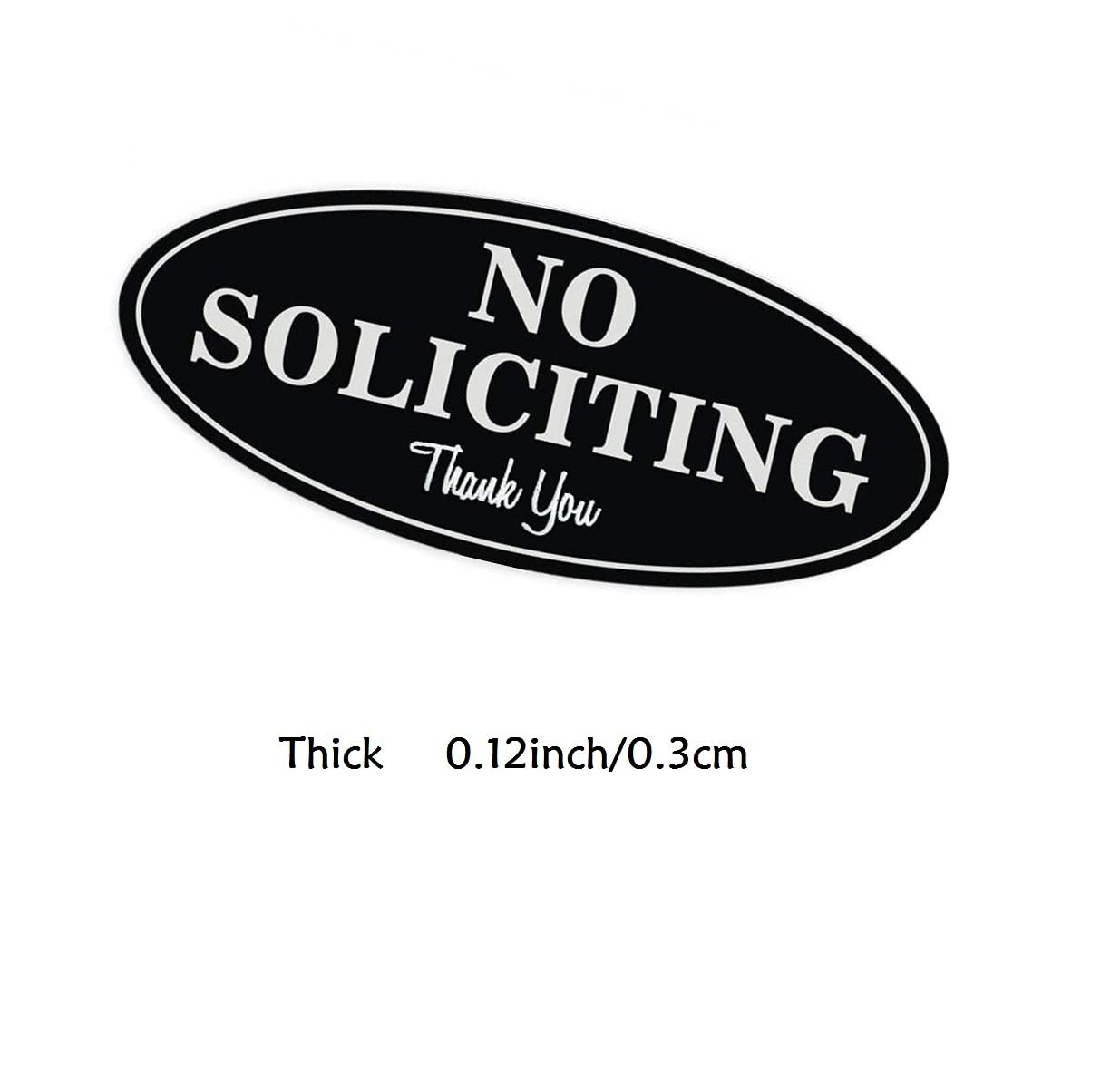 NoSoliciting Sign for House Signs for Home Premium No Soliciting Thank You S…