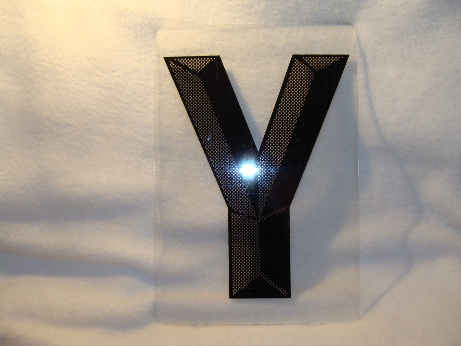 E-Z Change 8″ Marquee Sign Letter 3-D Style Letter “Y” Used