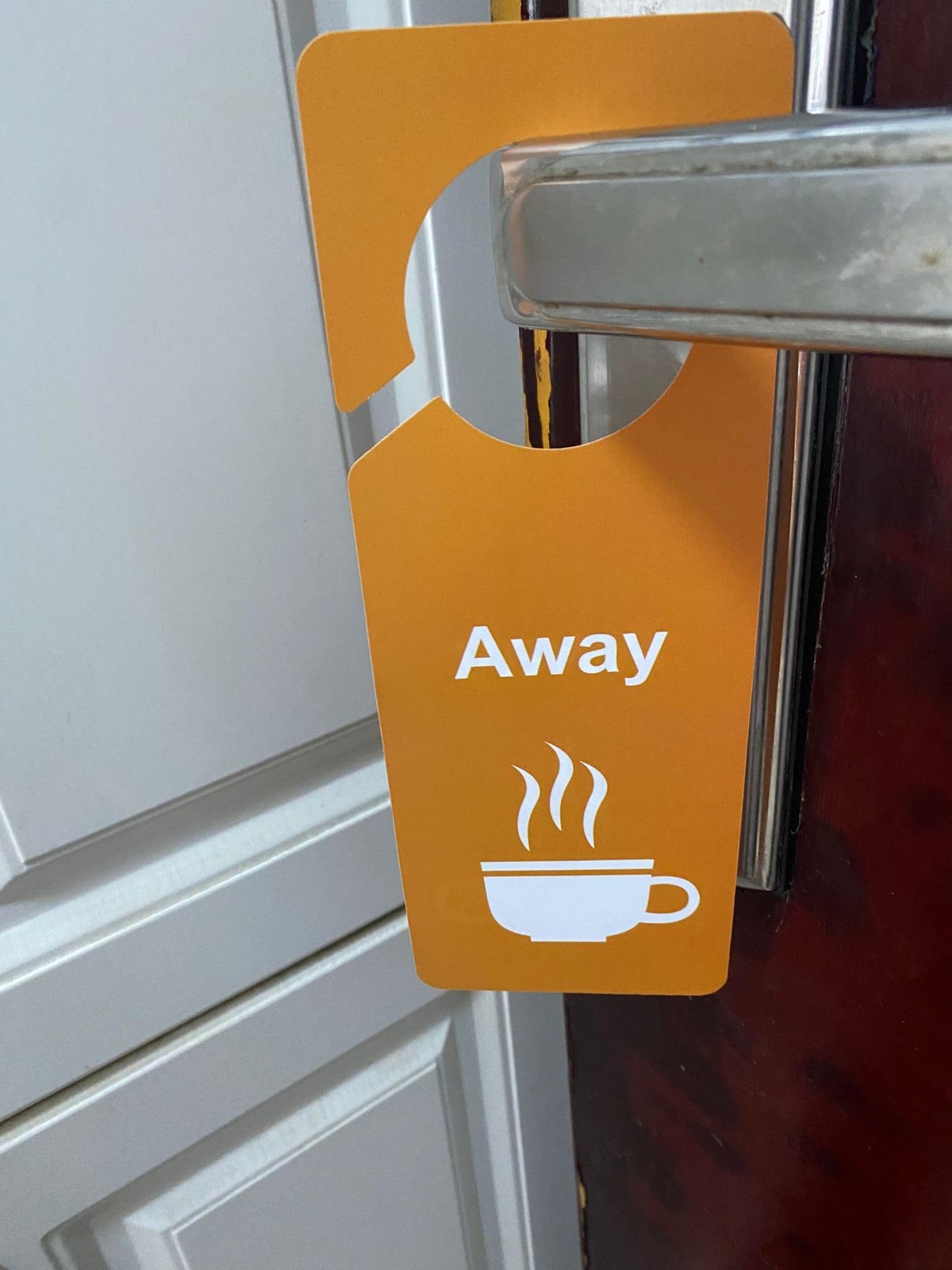 8 PCS 3.5×9.5” Door Hanger Tags Sign Office Work in a Meeting Do Not Disturb