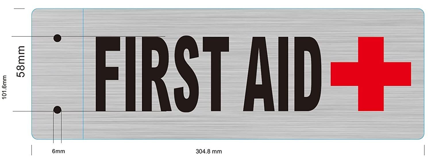 First AID Sign -Two-Sided/Double Sided Projecting, Corridor -REF24-1027