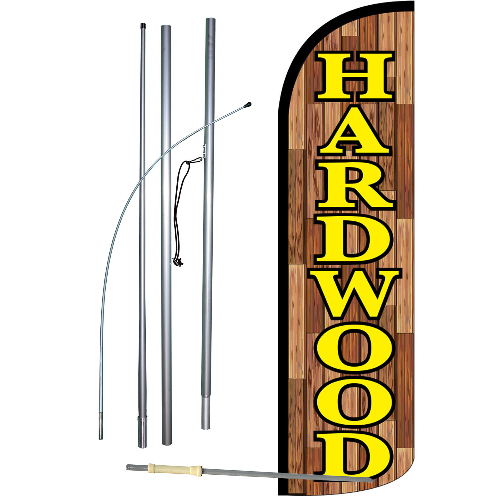 Hardwood Complete Swooper Flag Bundle