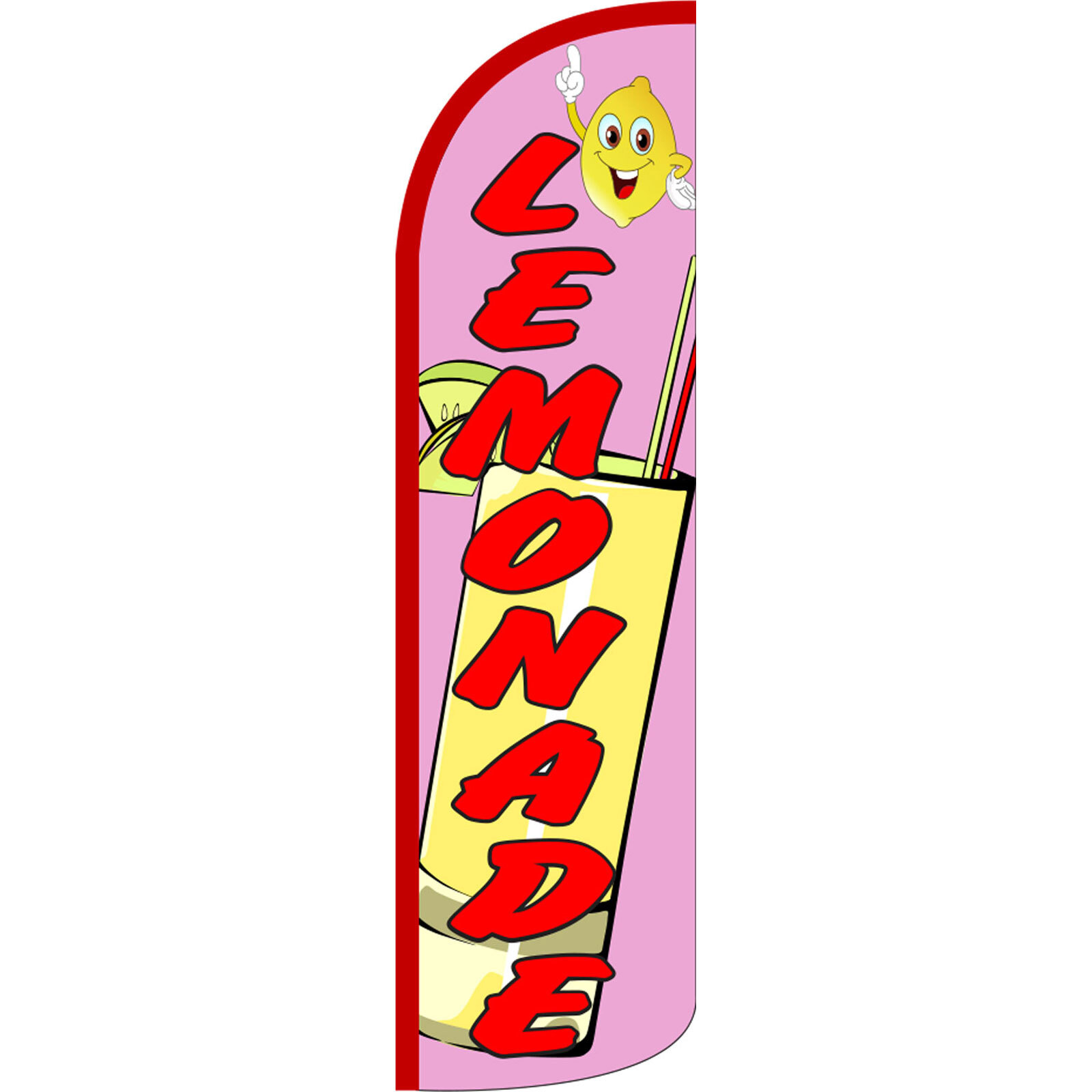Lemonade 3 ft X 11 1/2 ft Windless Swooper Flag