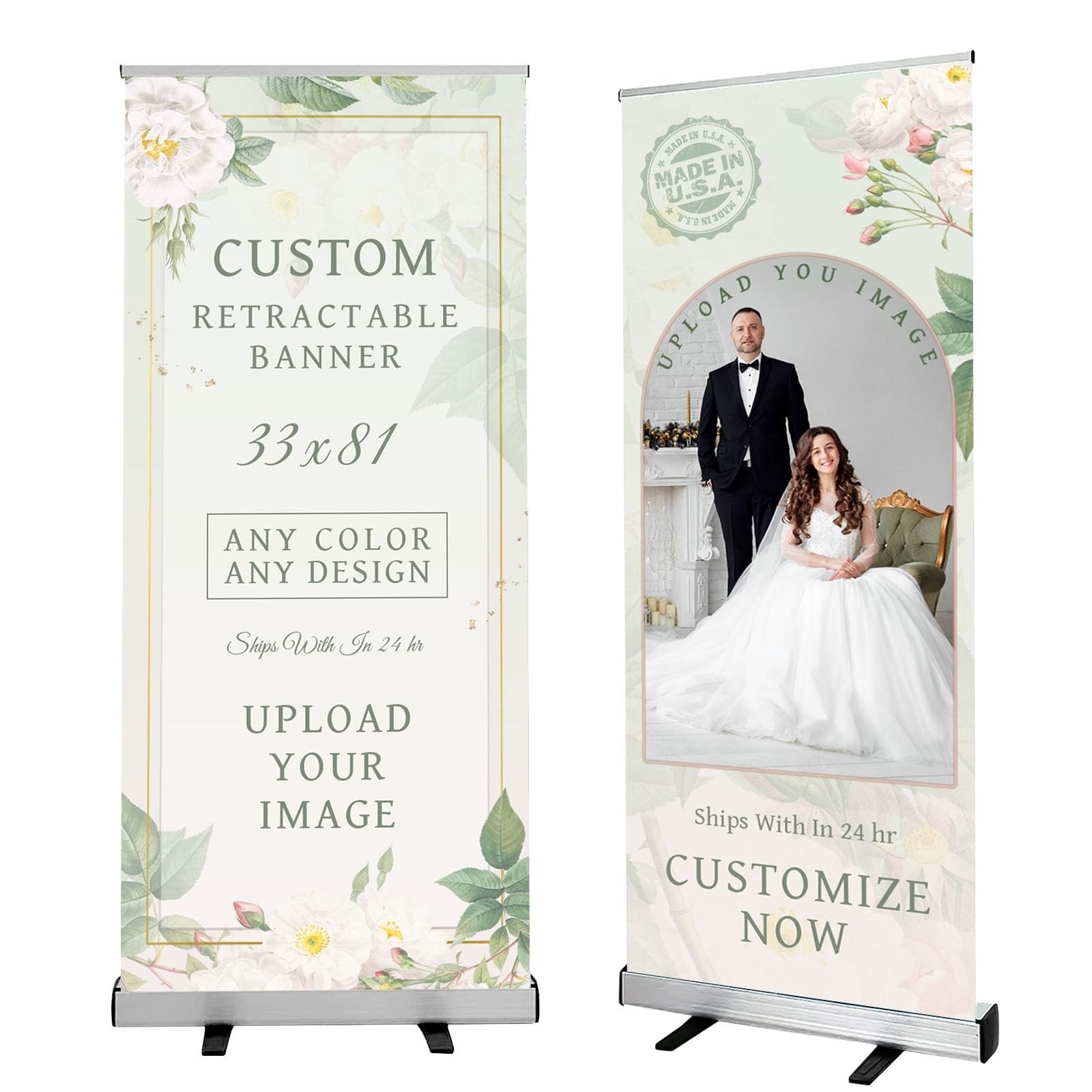 Custom Retractable Banner Stand with Print