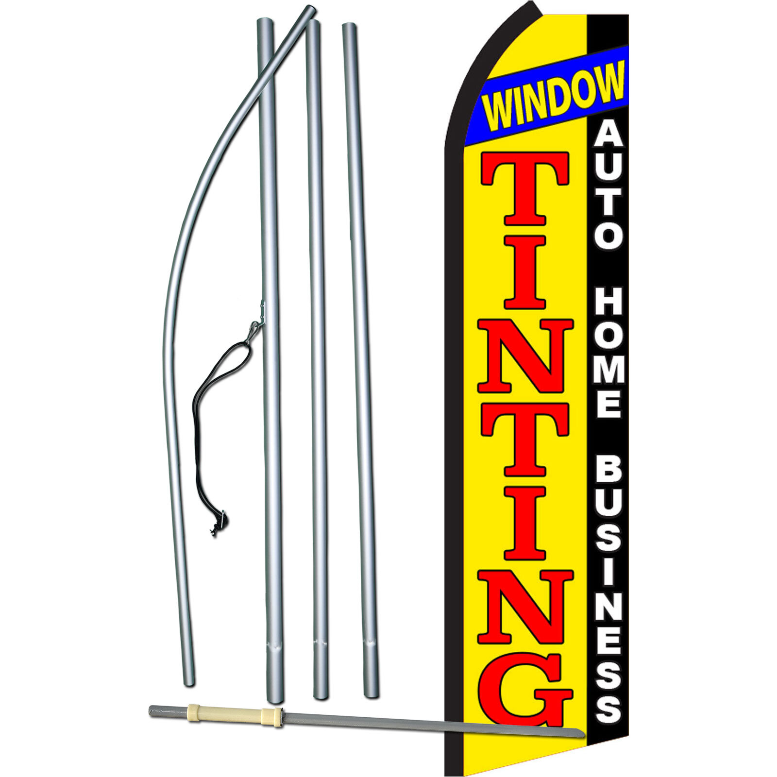 Window Tinting Swooper Flag Kit