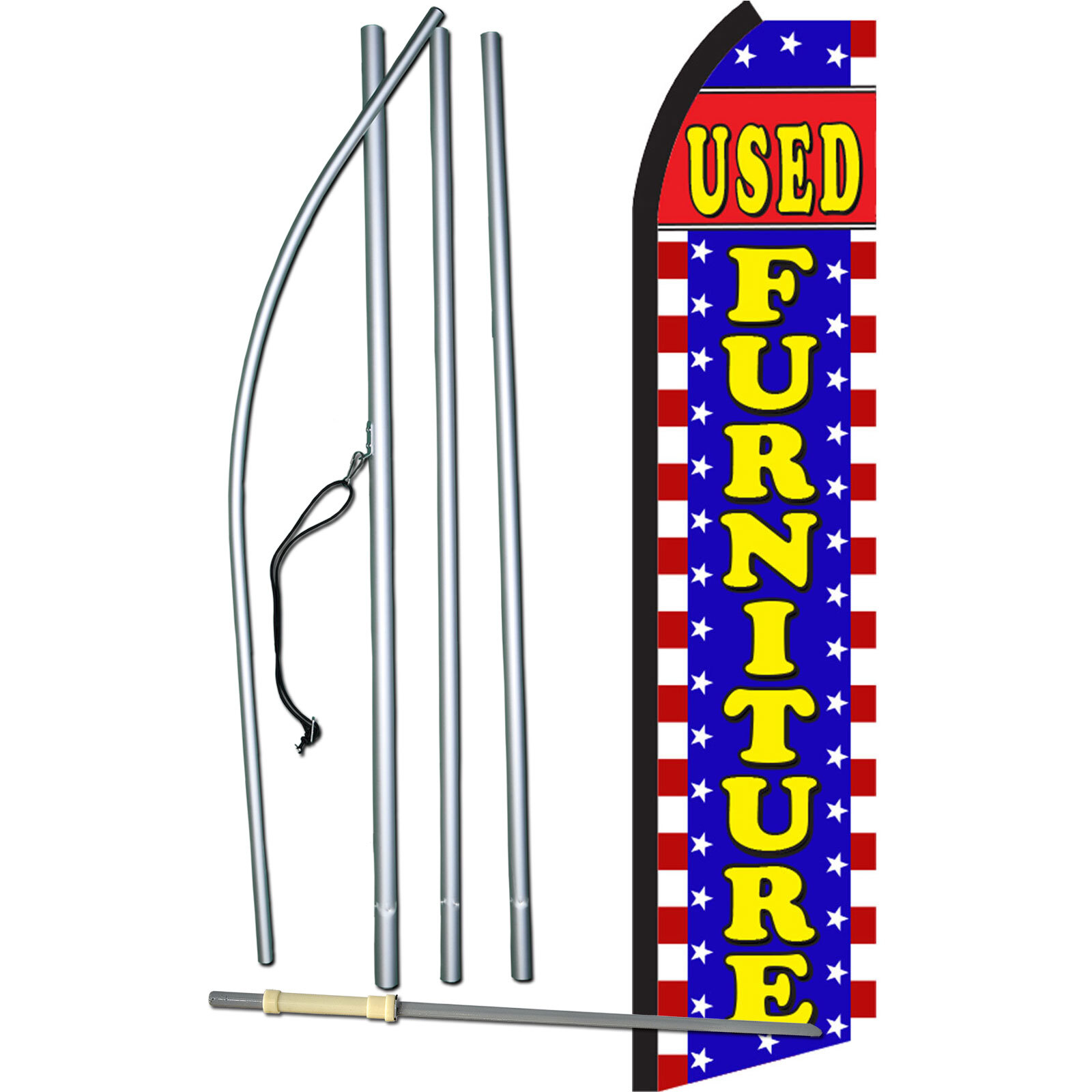 Used Furniture Complete Swooper Flag Bundle