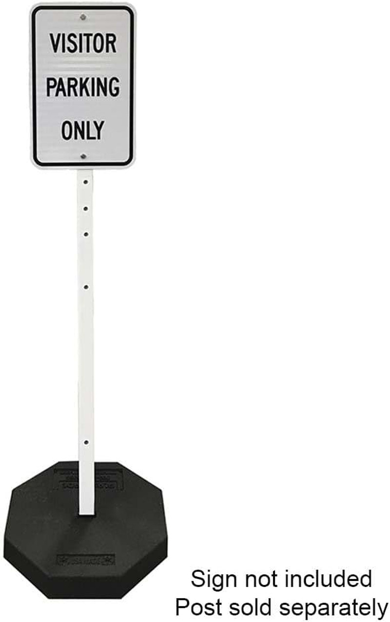 Plasticade Rubber Base for Portable Sign Stand System for Parking Lots, Crosswal