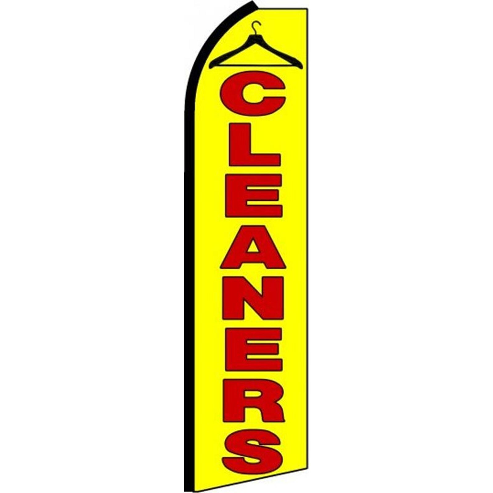 Cleaners 3 ft X 11 1/2 ft Polyester Swooper Flag
