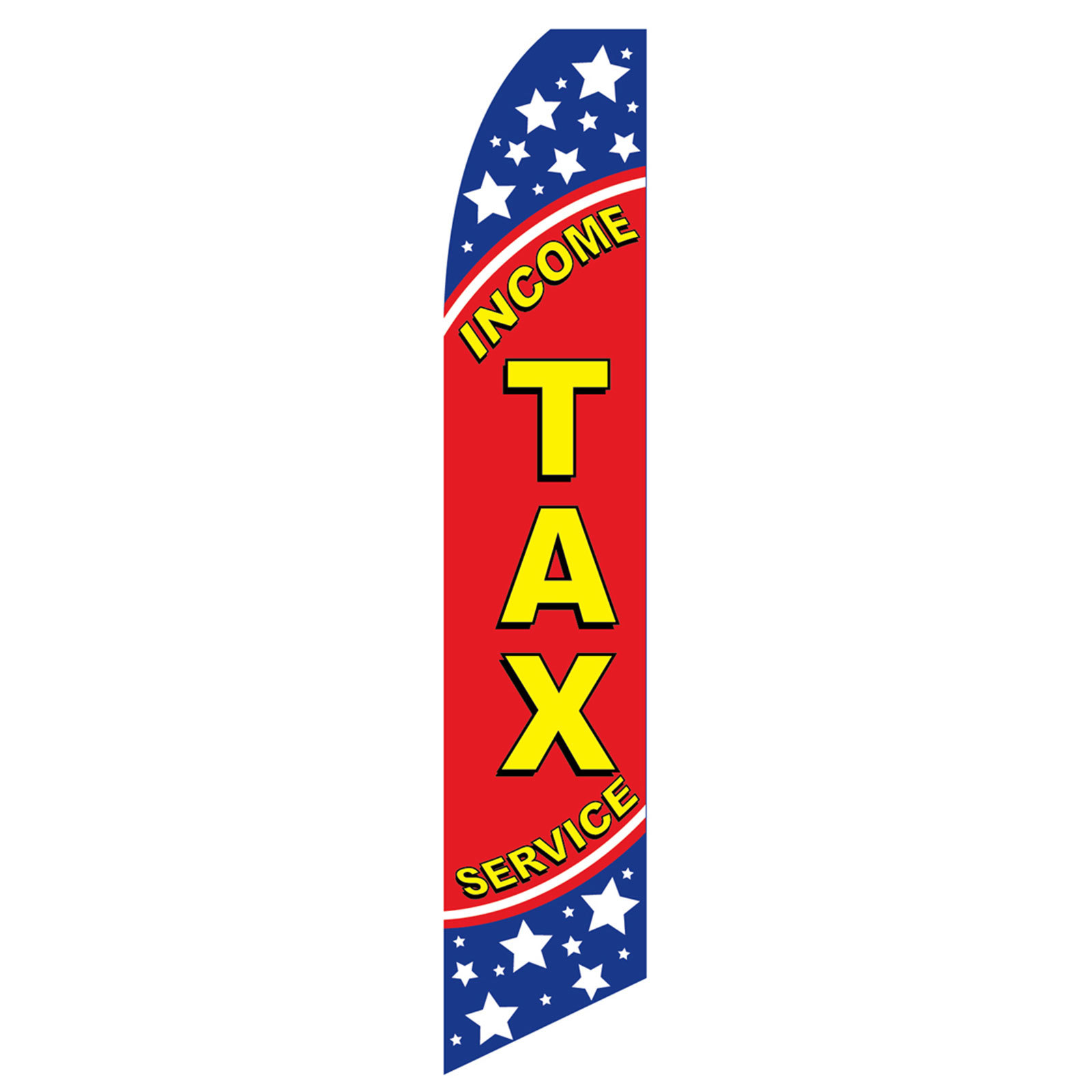 Income Tax Service Flag Flutter Feather Banner Swooper Bundle Kit