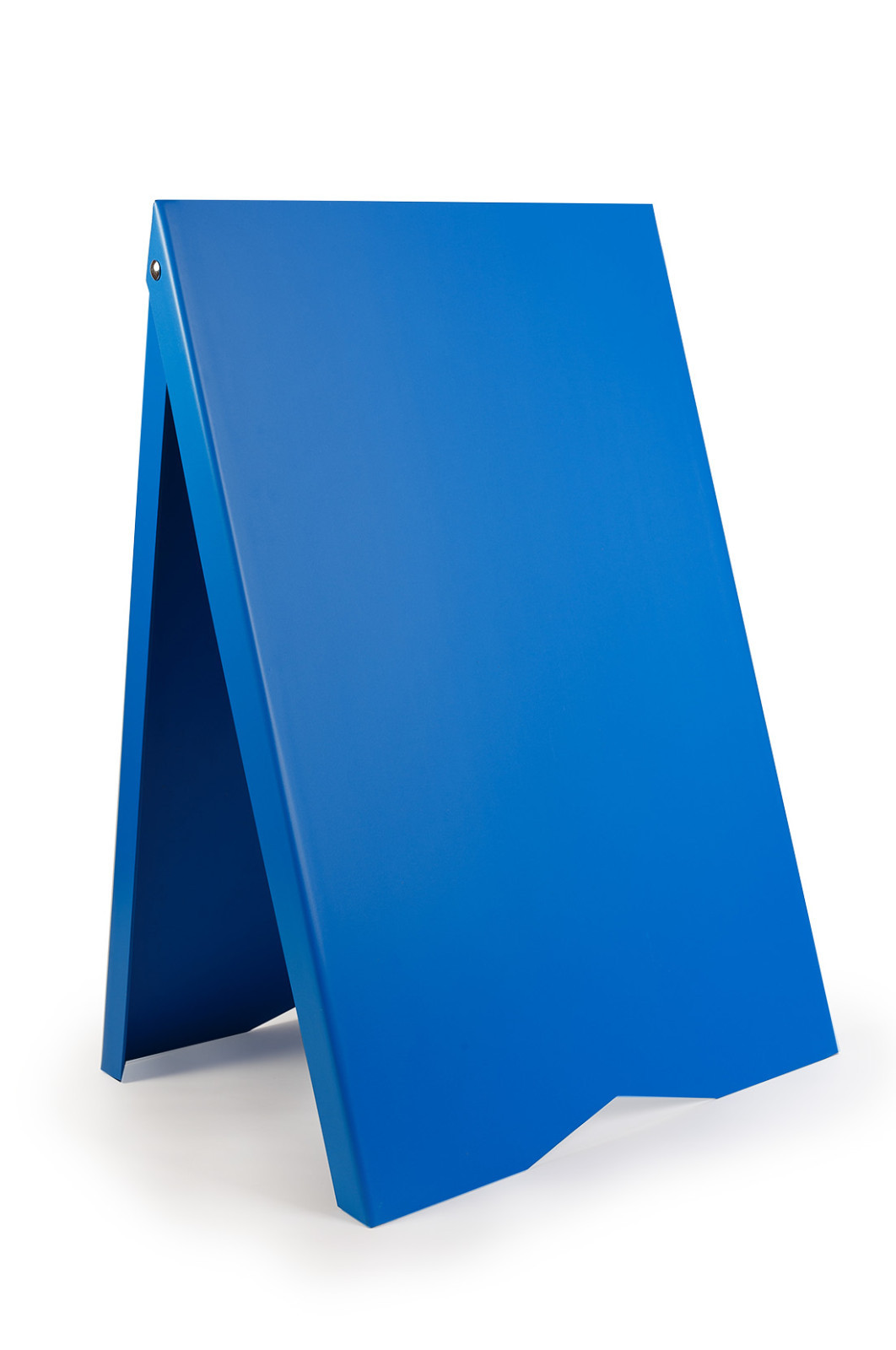 A-BOARD PAVEMENT SIGN MENU SANDWICH BOARD SHOP Advertising Double sided PVC BLUE