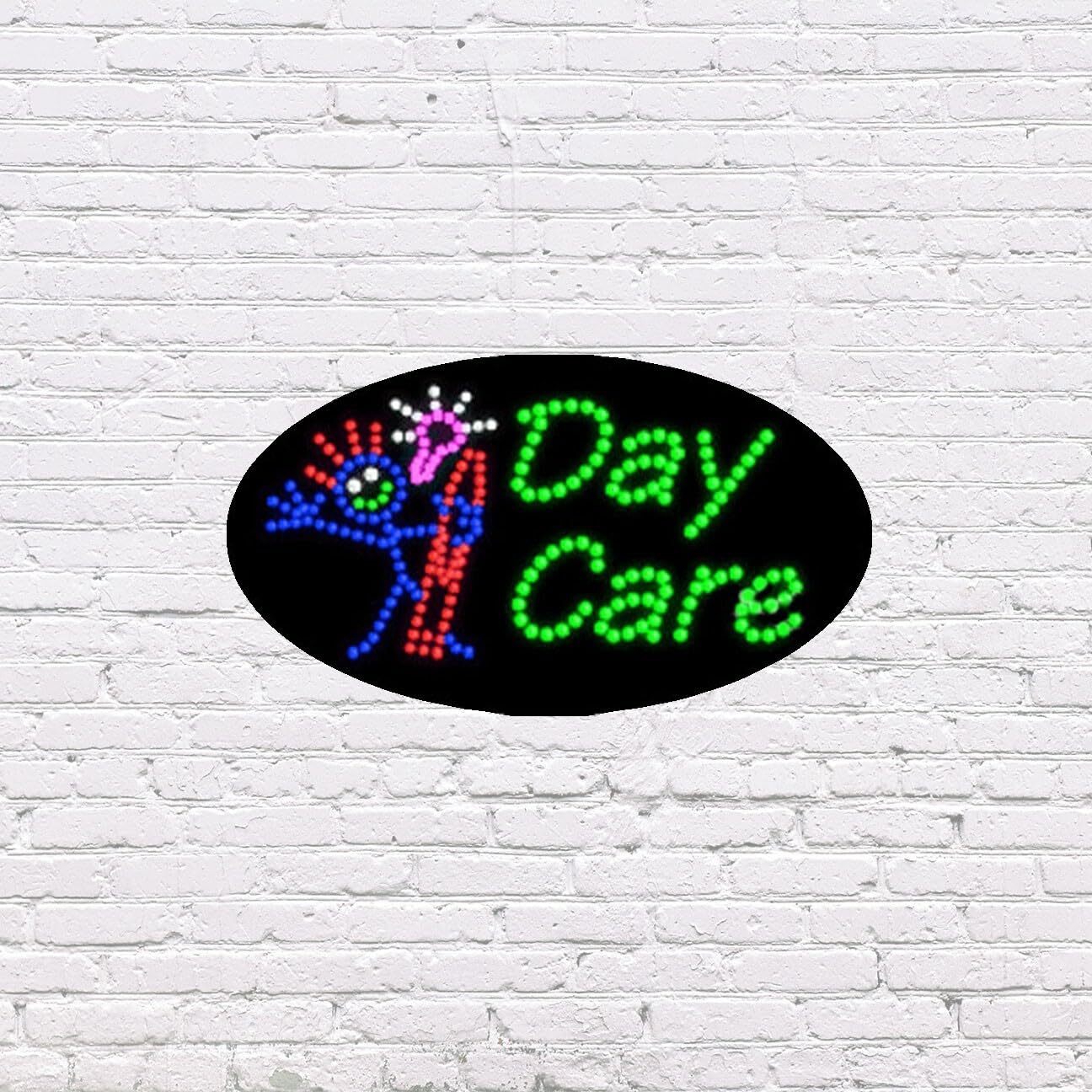 LED Day Care | Light-up Sign | 15″H x 27″W x 2″D