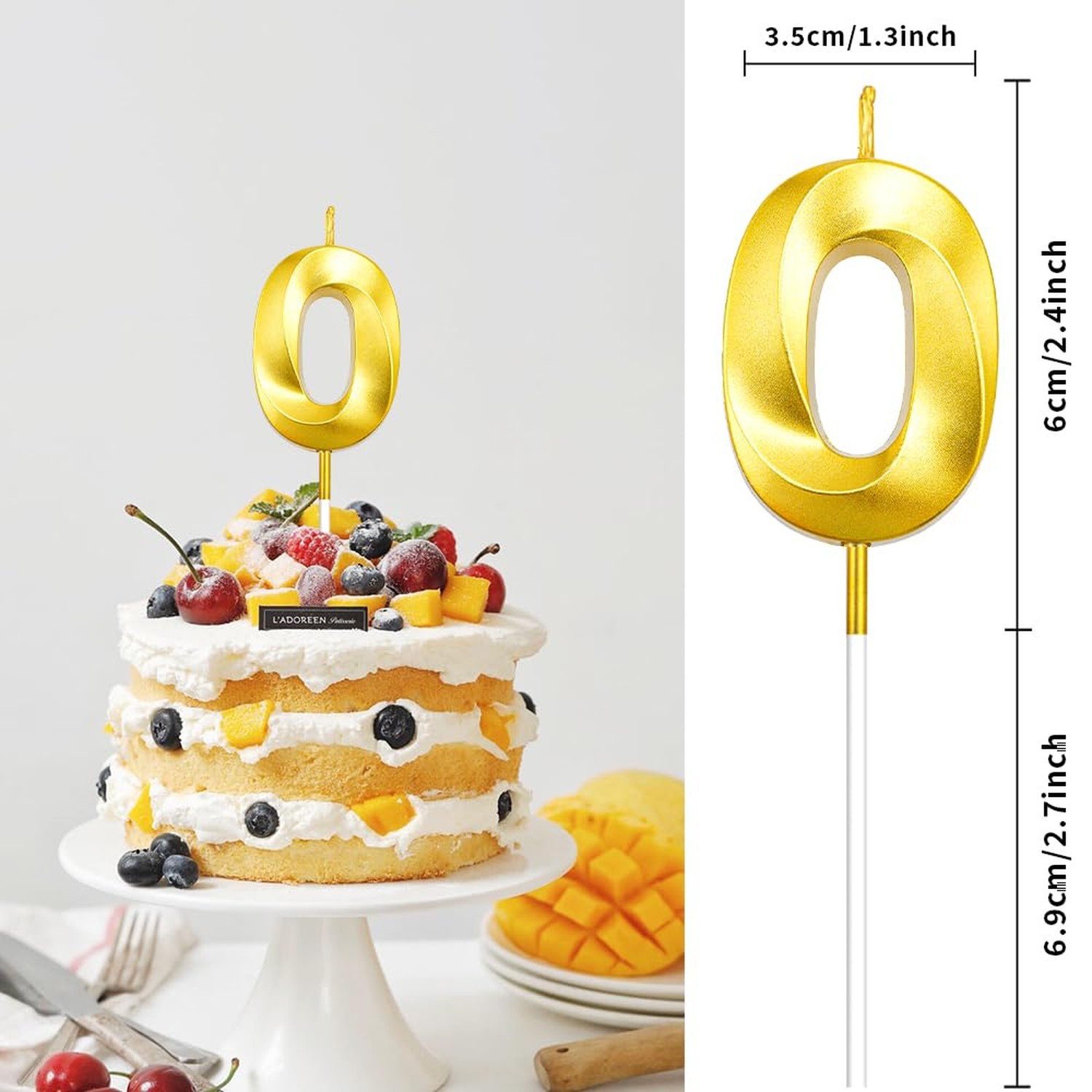 80th Birthday Candles Happy 80th Birthday Cake Topper 80th Birthday Decoratio…