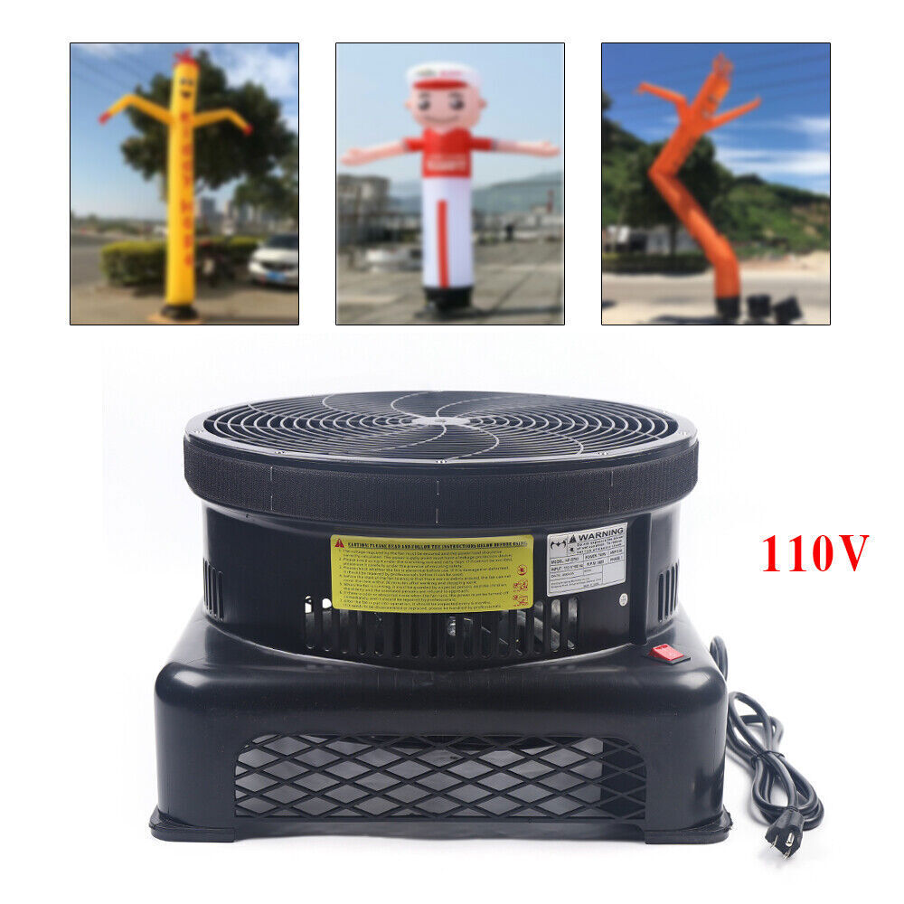 18Inch Air Blower Fan Fit Outdoor Inflatable Dancer Wind Tube Man Puppet Fly Guy