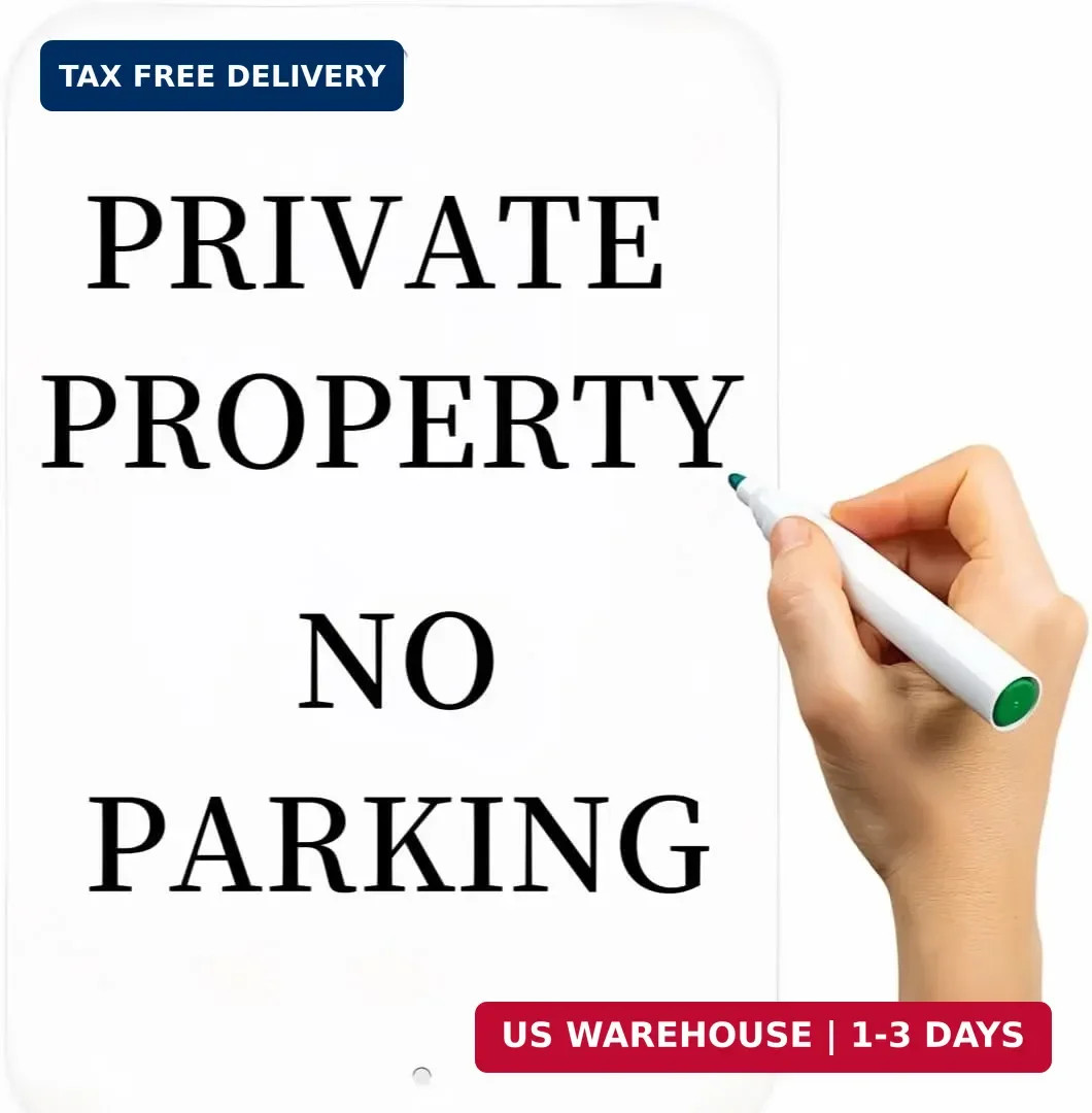 2-Pack White Metal Sign Blanks, 18″x 12″ .04″ Rust Free Aluminum, Reflective, UV