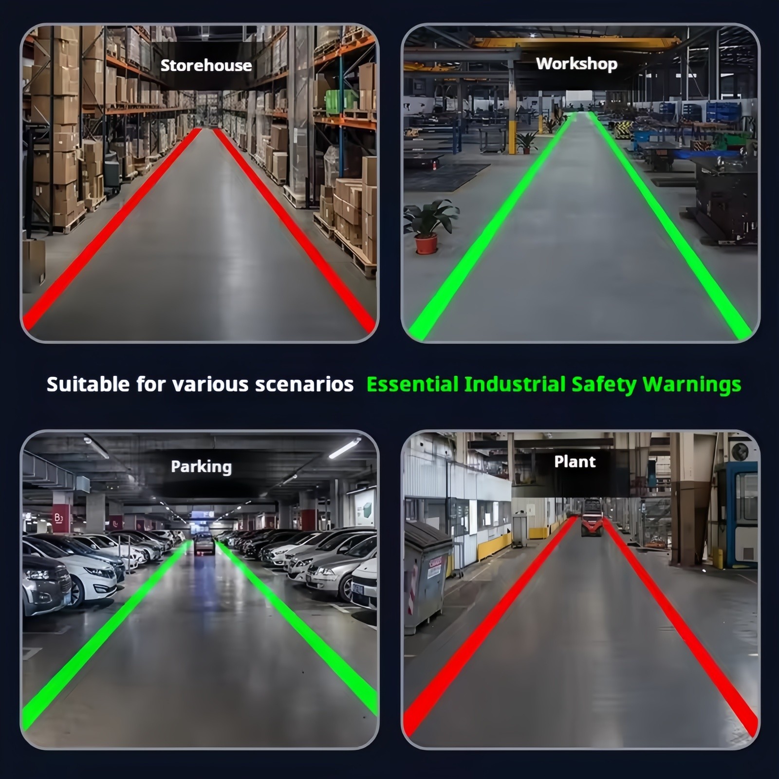 Industrial Safety Warning Straight Line Laser Light LED Linear Laser Projector