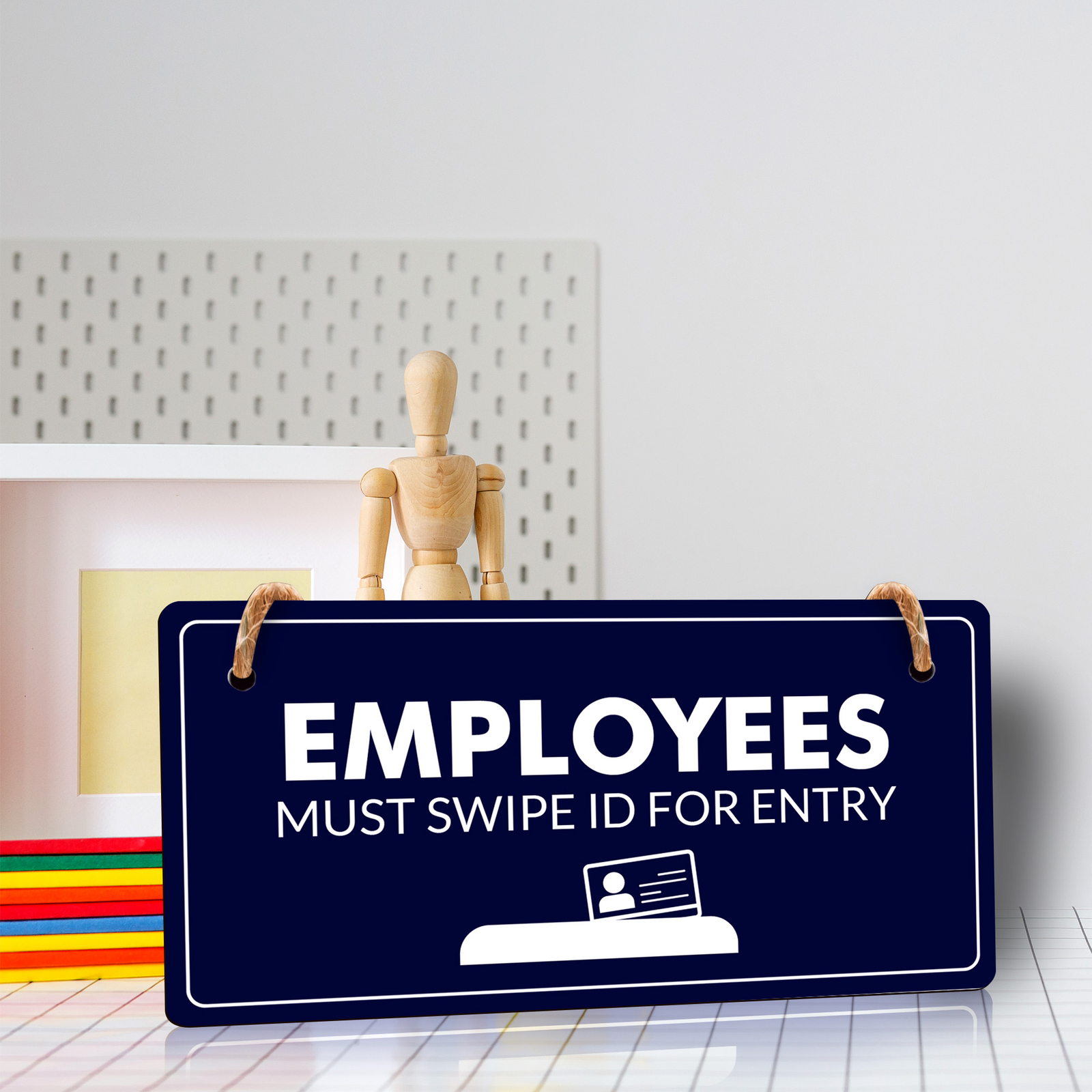 Business & Workplace Decor 5×10 Hanging Plus Wall or Door Sign