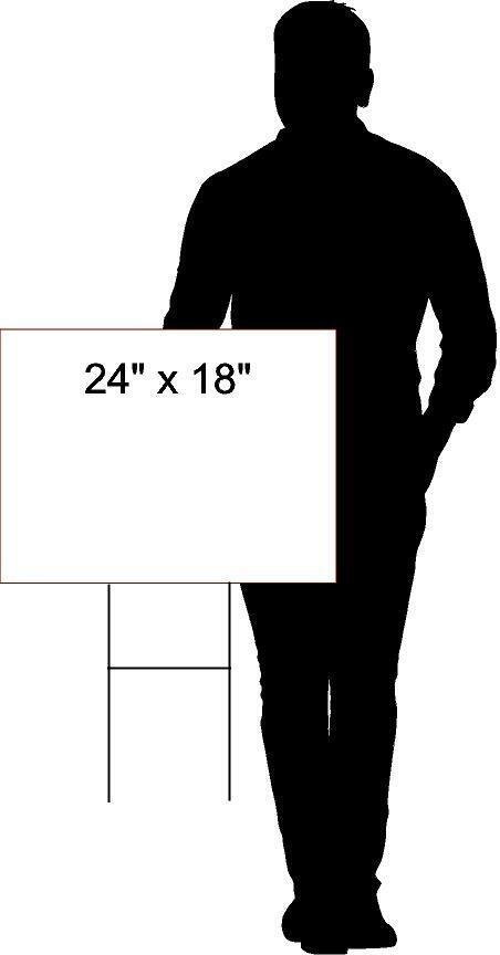 STACEY POLICE RETIREMENT 18 in x 24 in Yard Sign Road Sign With Stand