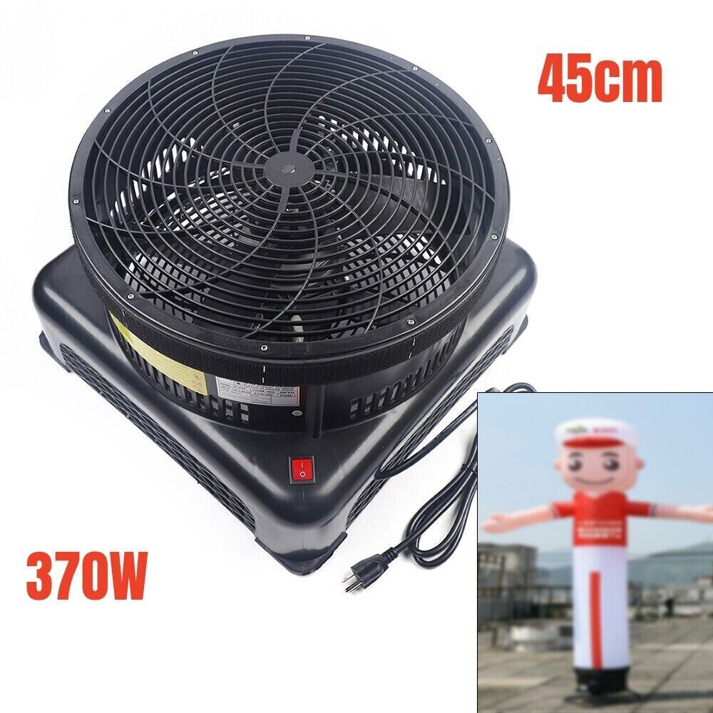 370W Air Blower Fan for Inflatable Wind Dancer Tube Man Fly Guy Wacky Sky Puppet