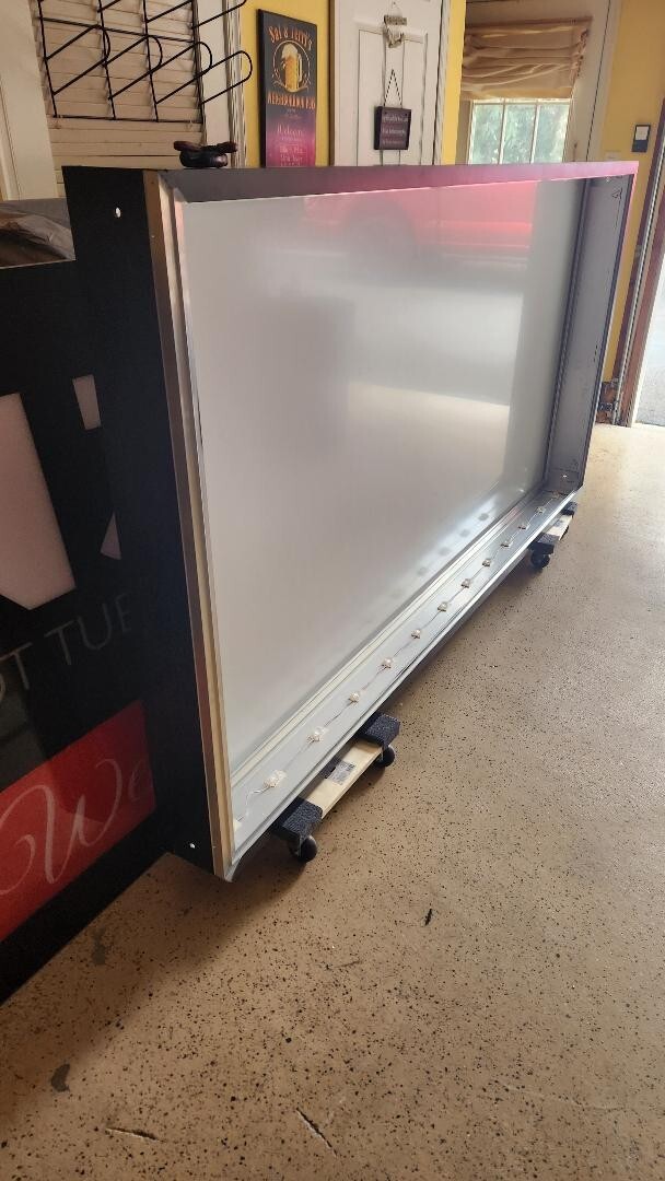 Outdoor Light Box Sign Cabinet Led Lighting DIY frame Kits S/S or D/S Any Size