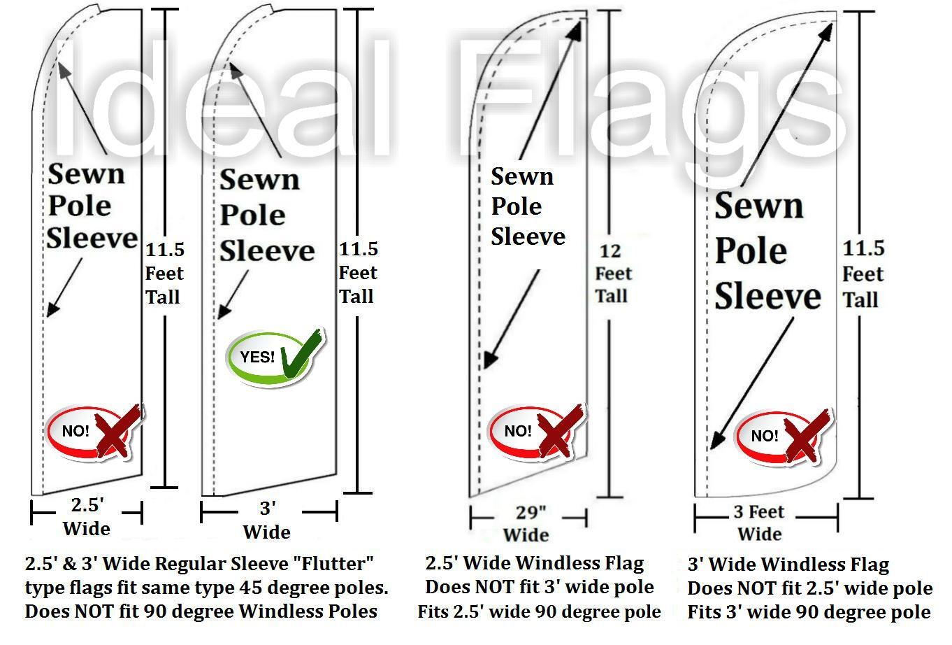 FLORIST FLUTTER FLAG Flowers Tall Advertising Sign Feather Swooper Bow Banner