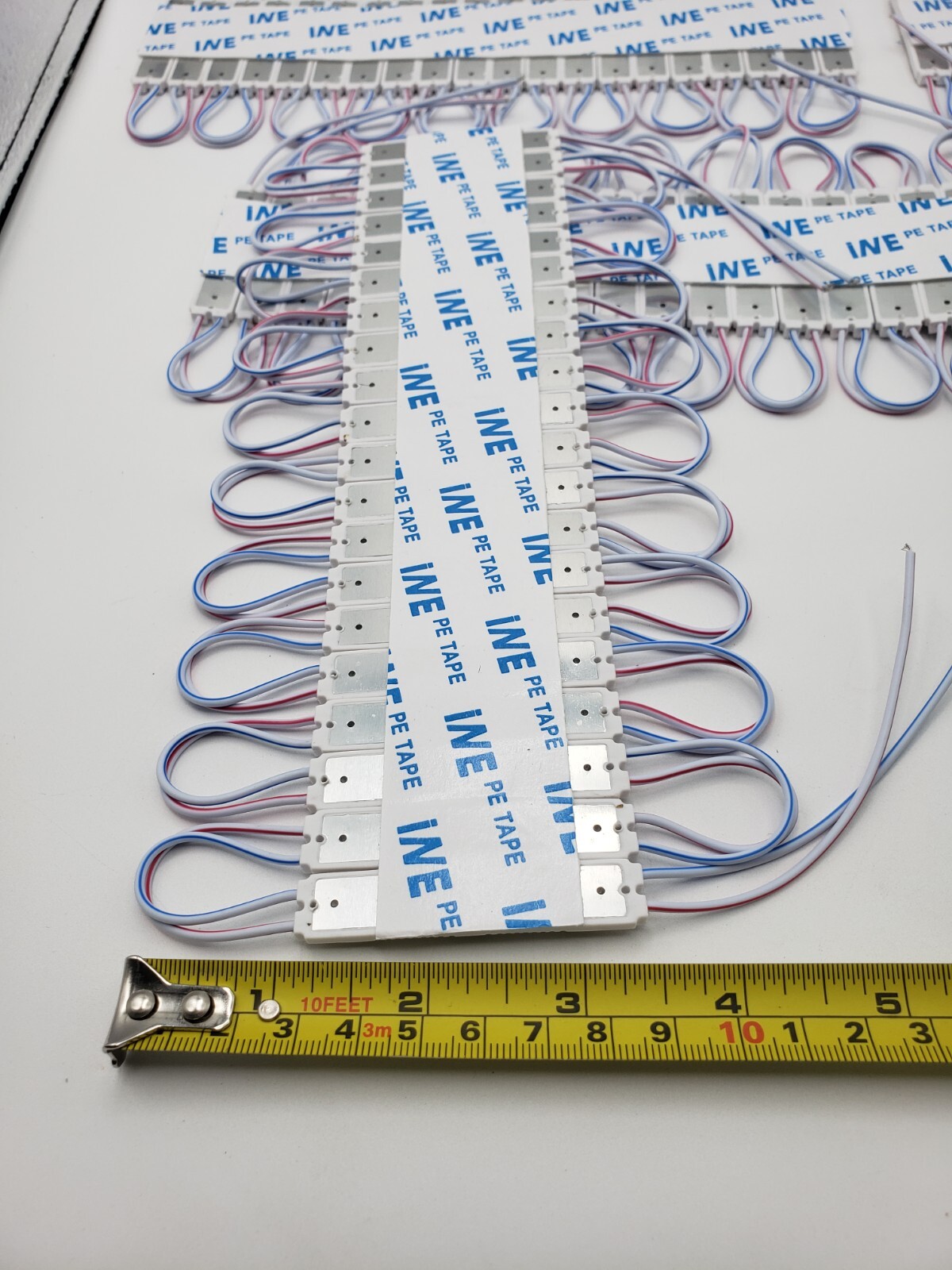 100X LED Module White Color 12V Ad Lighting Illuminated Sign