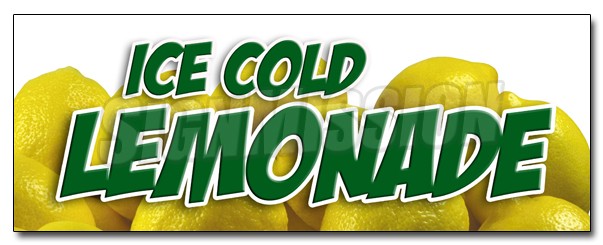 LEMONADE 1 DECAL sticker lemonaid ice cold fresh homemade drinks food