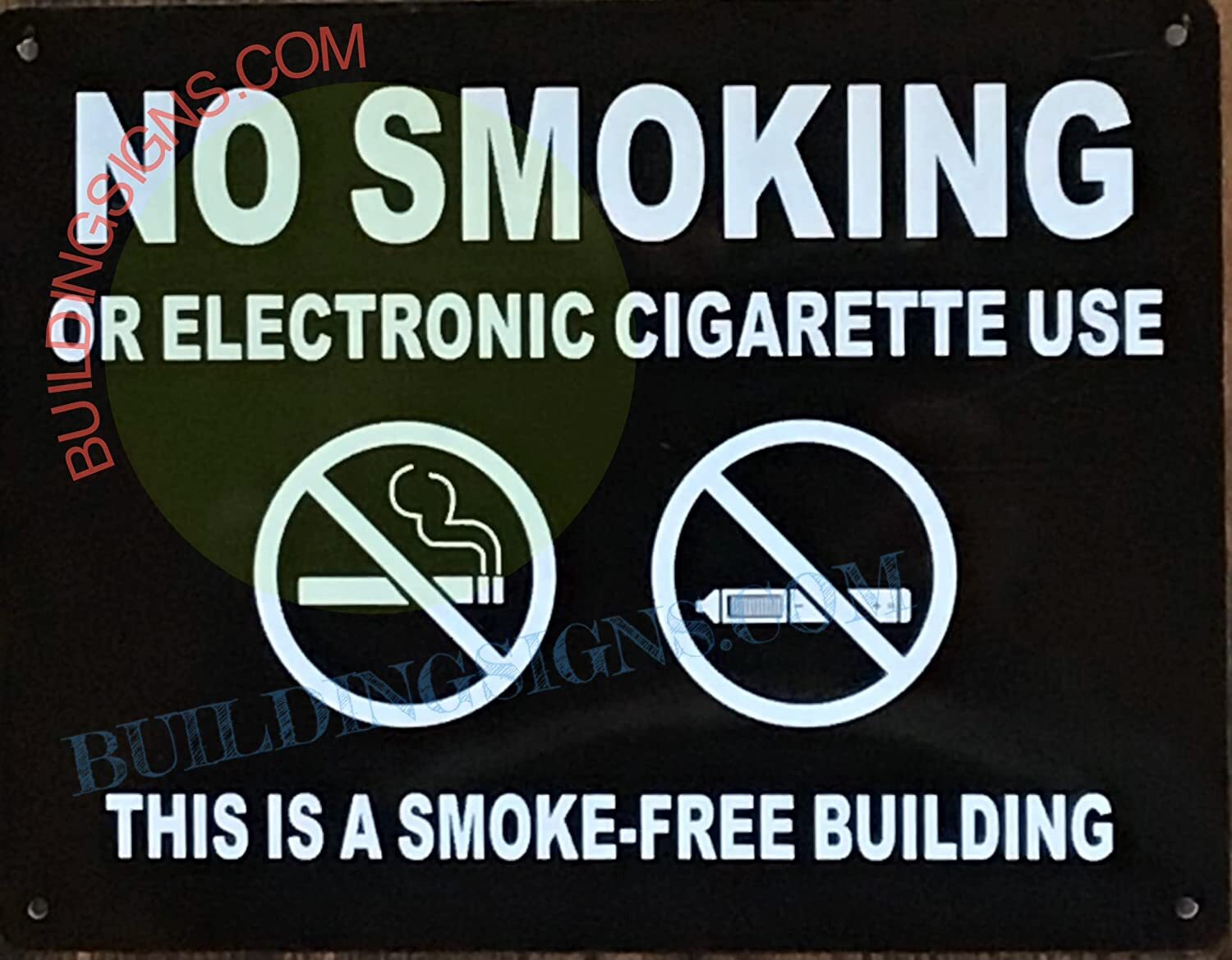 NYC Smoke Free Act Sign” No Smoking or Electric Cigarette Use” -This-REF24-1027