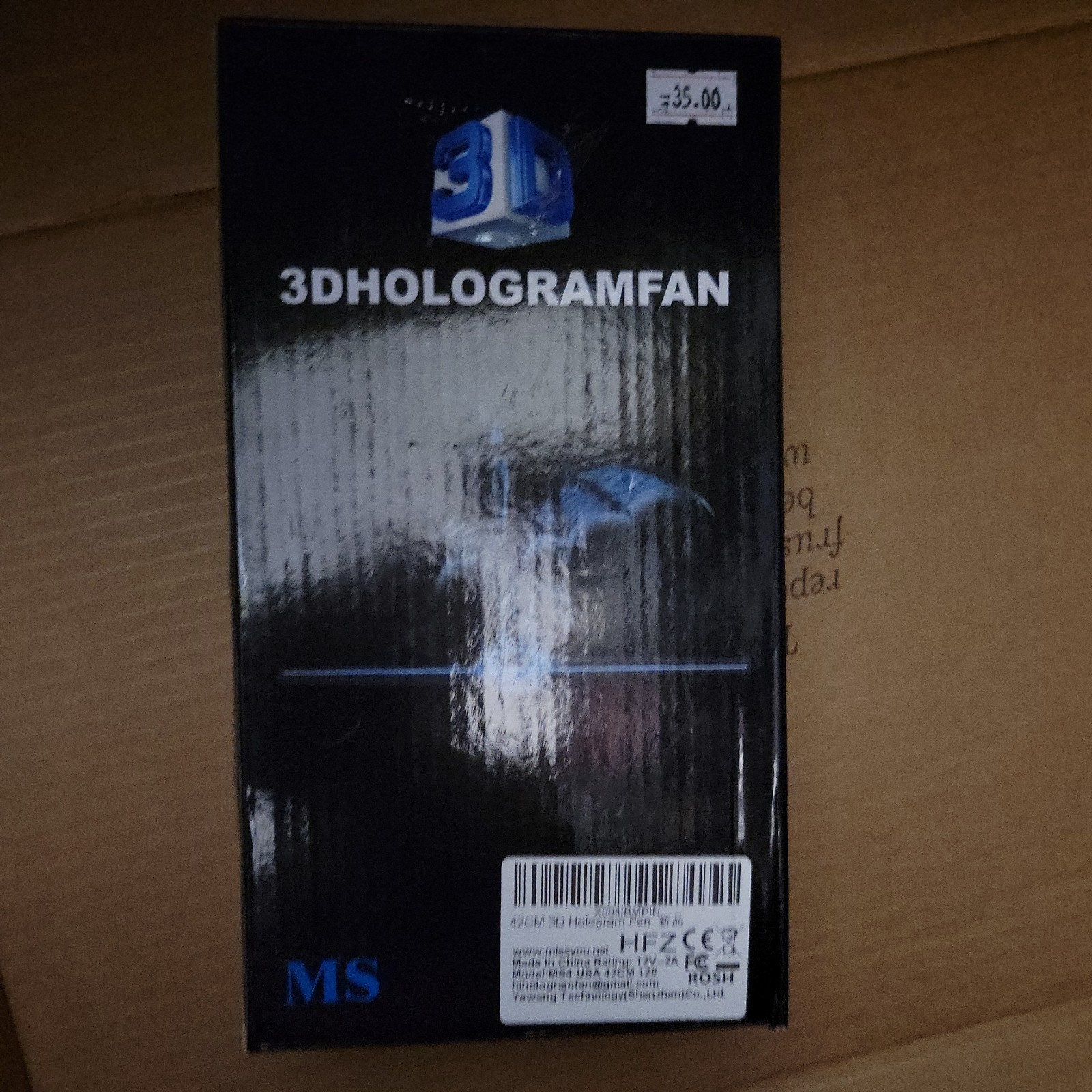 Programmable hologram fan With Wifi
