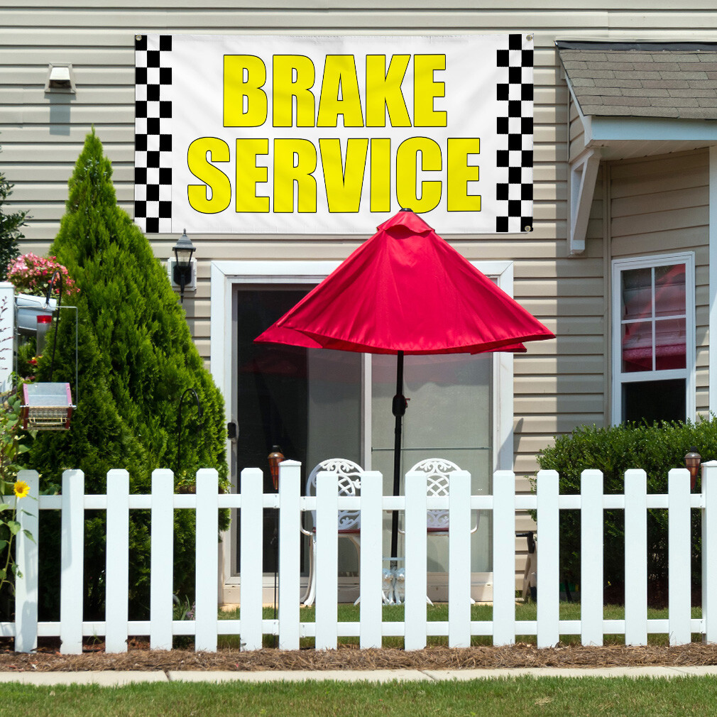 Vinyl Banner Multiple Sizes Brake Service Car Body Shop Repair Business Outdoor